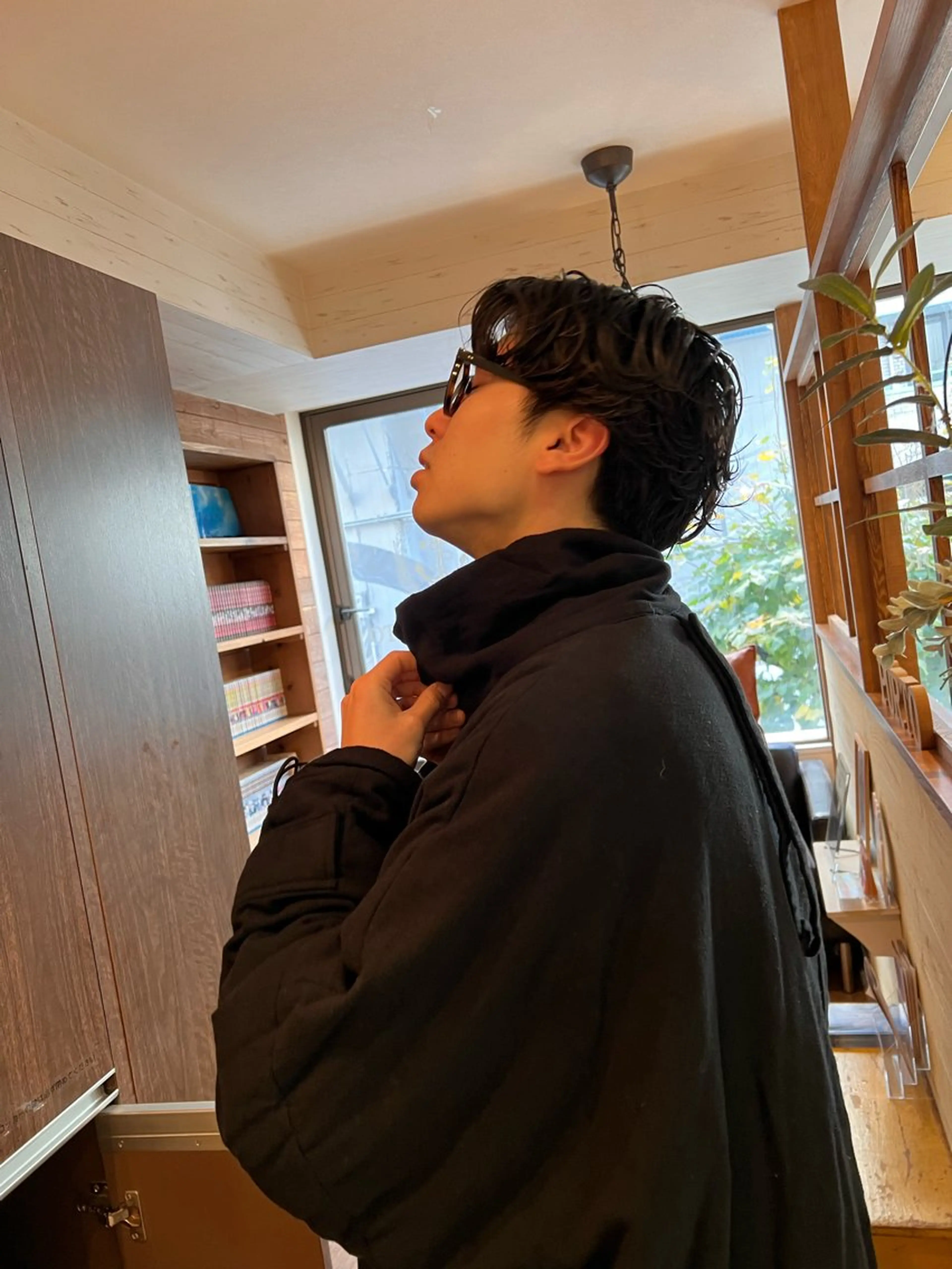 パーマ メンズ カット パーマ little  porto所属・透明感・艶感 小坂隼斗のヘアスタイル