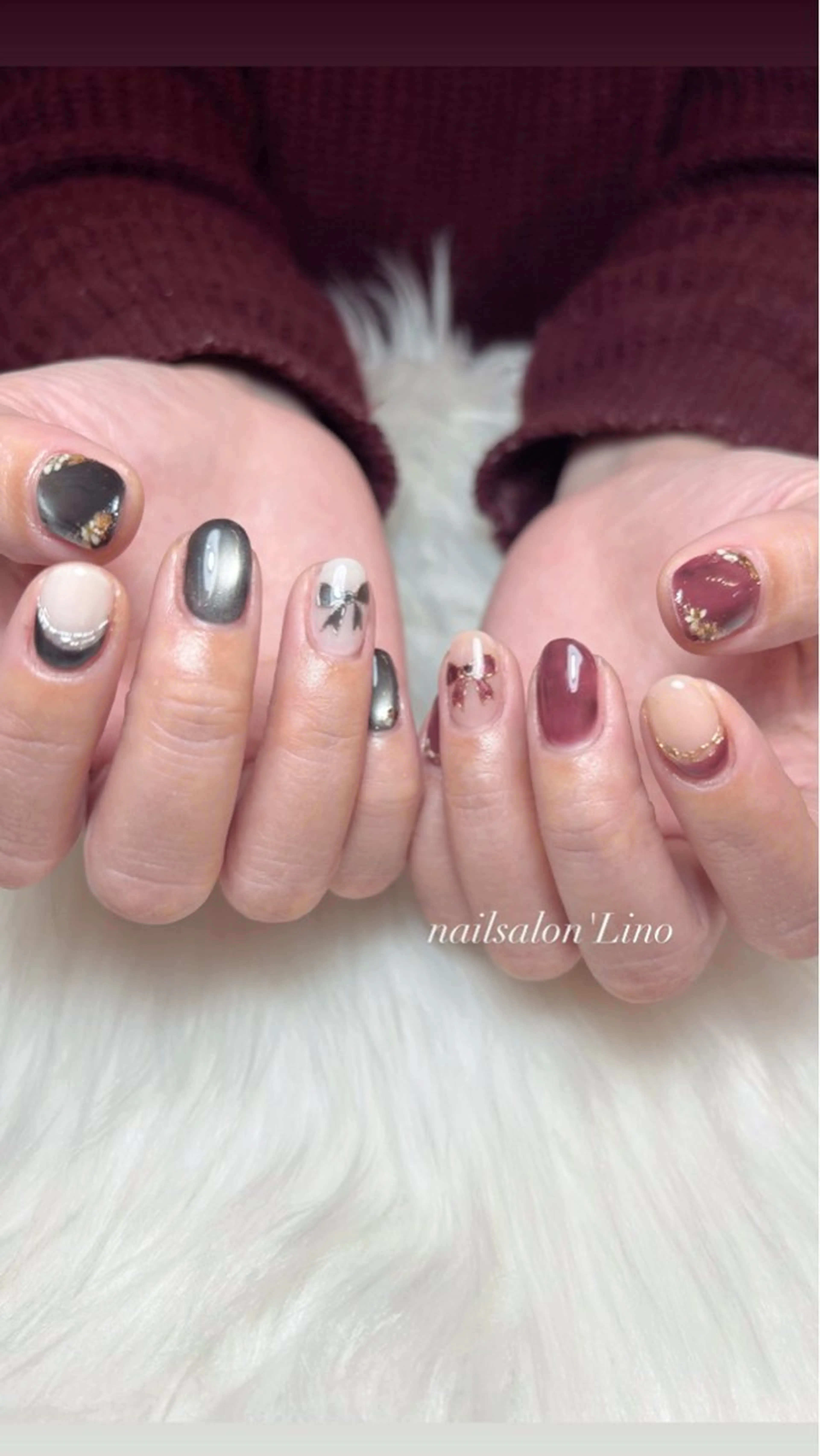 ネイル アートネイル ハンドネイル Lino𓂃⟡.· Chizuruのネイルデザイン
