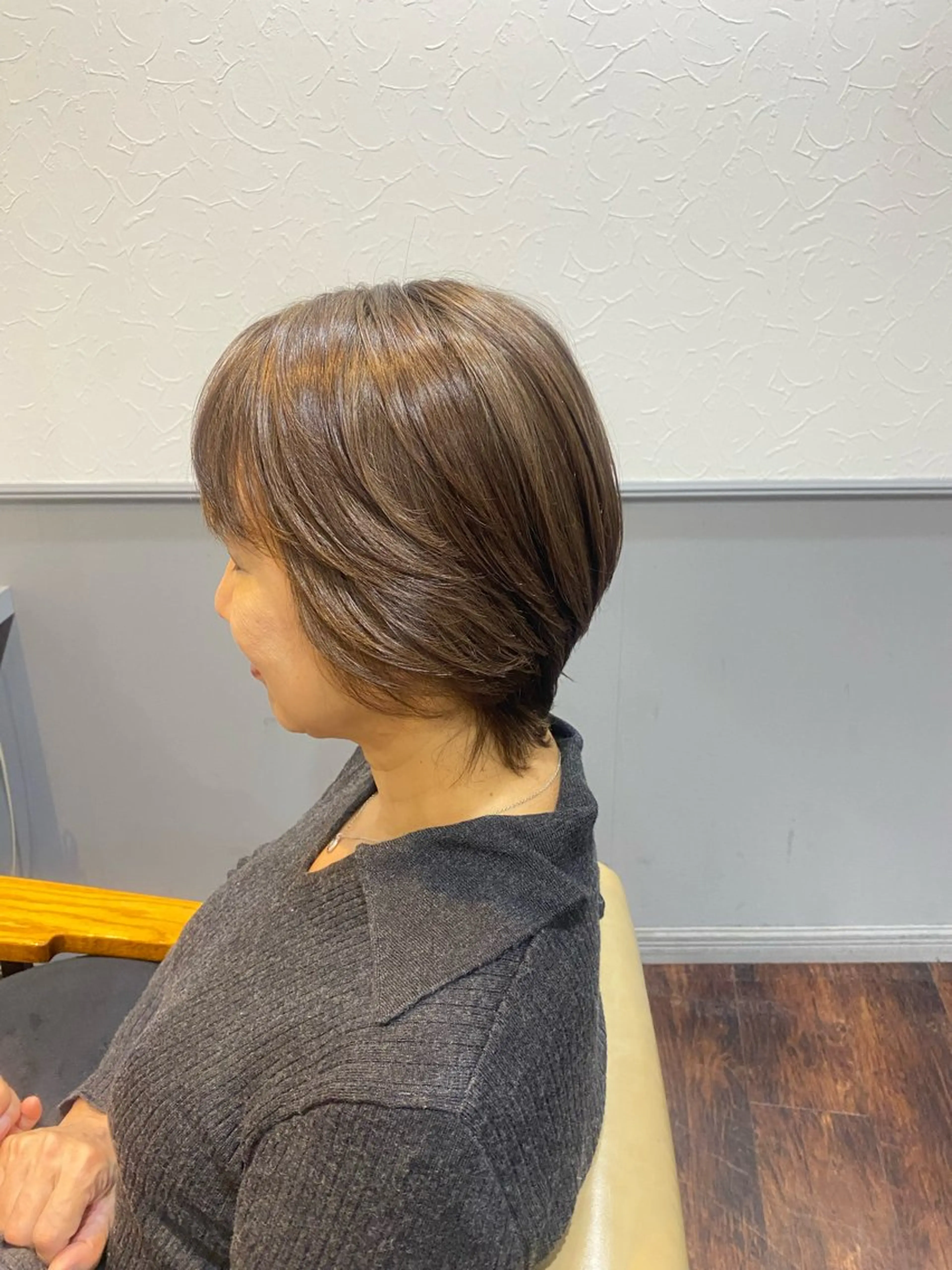 ショート ヘアカラー トリートメント ALBUM  池袋所属・ボブ特化 Shoooichiのヘアスタイル