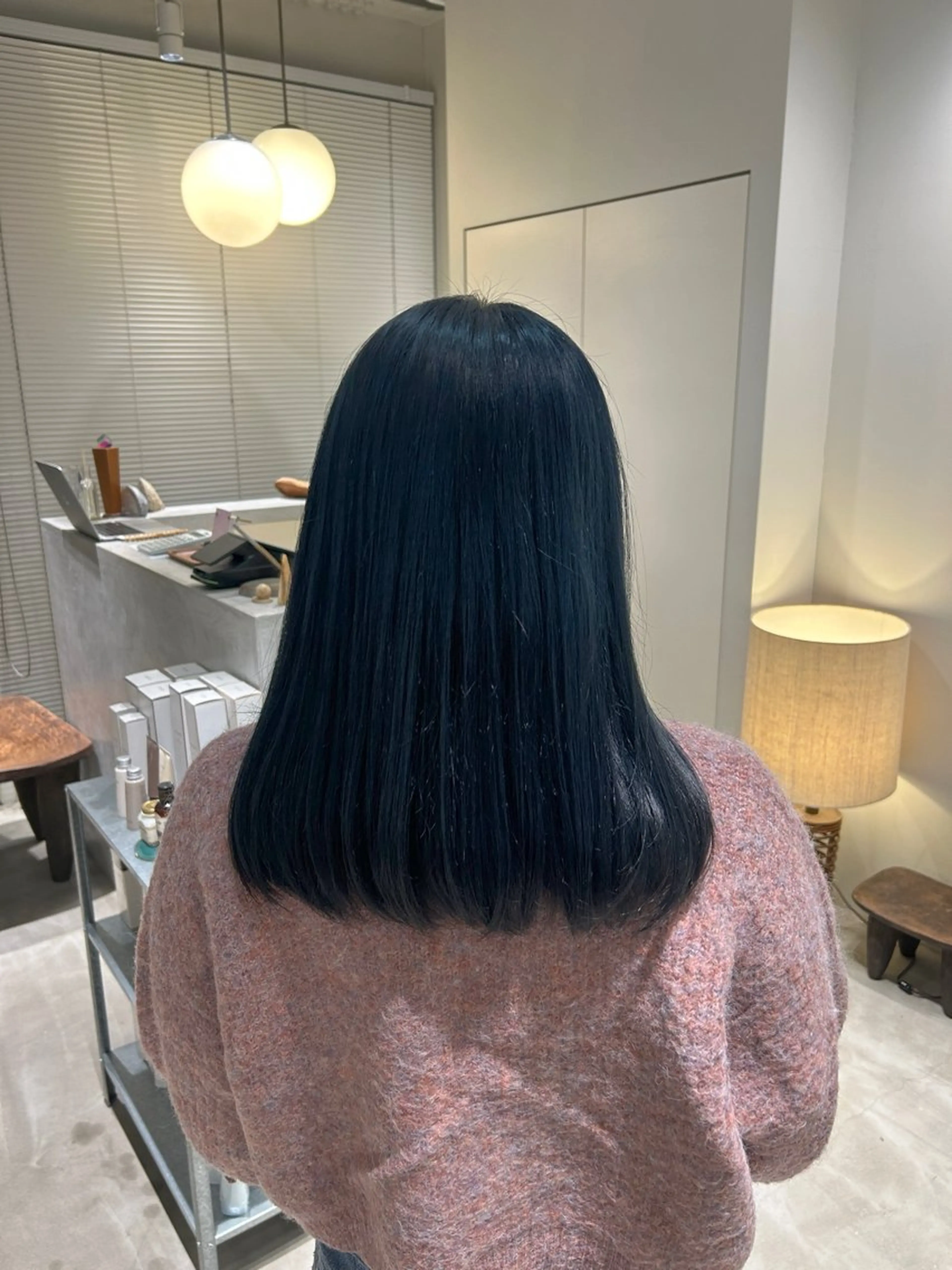 セミロング カラー 篠原 若奈のヘアスタイル