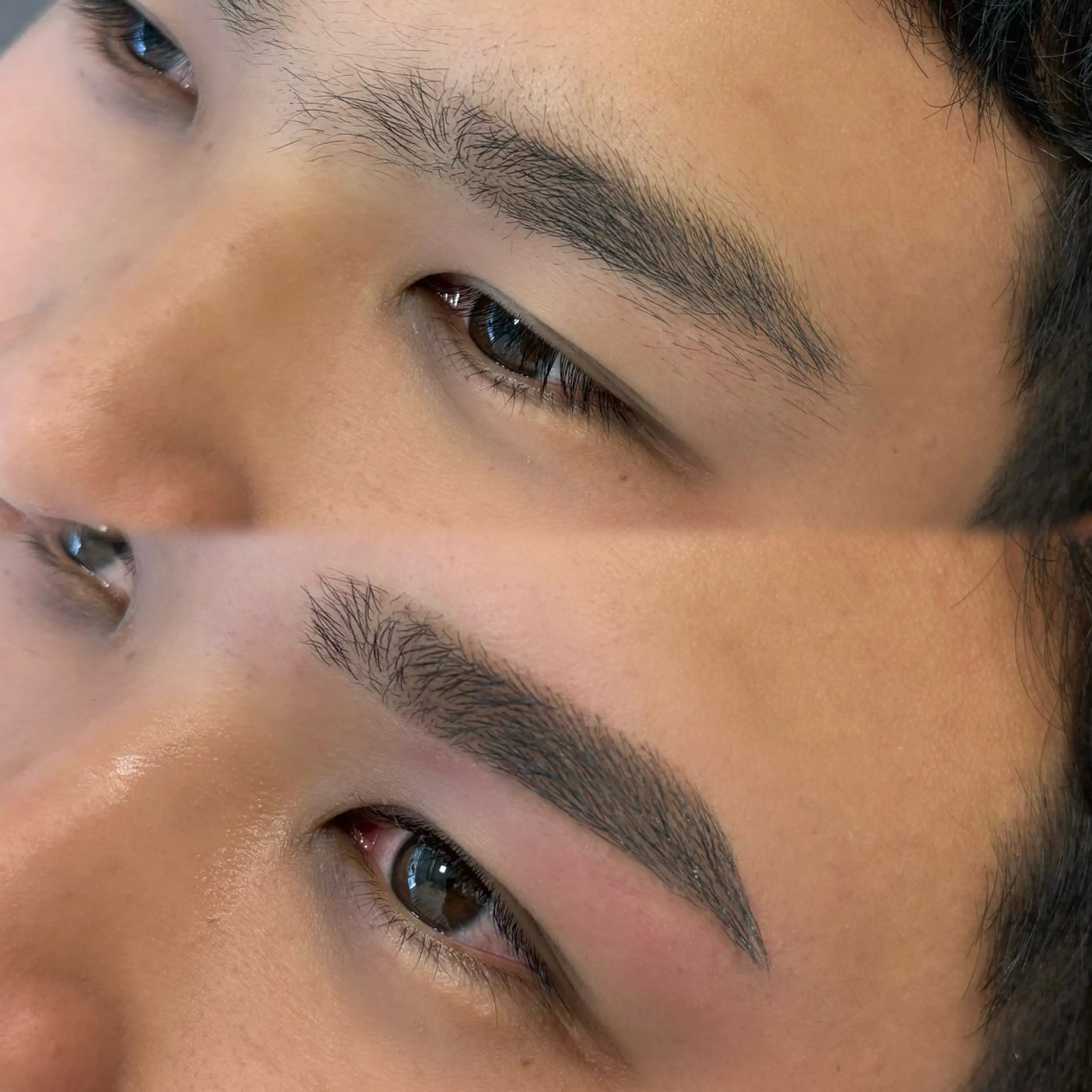 骨格に合わせたメンズ眉毛WAX脱毛の写真