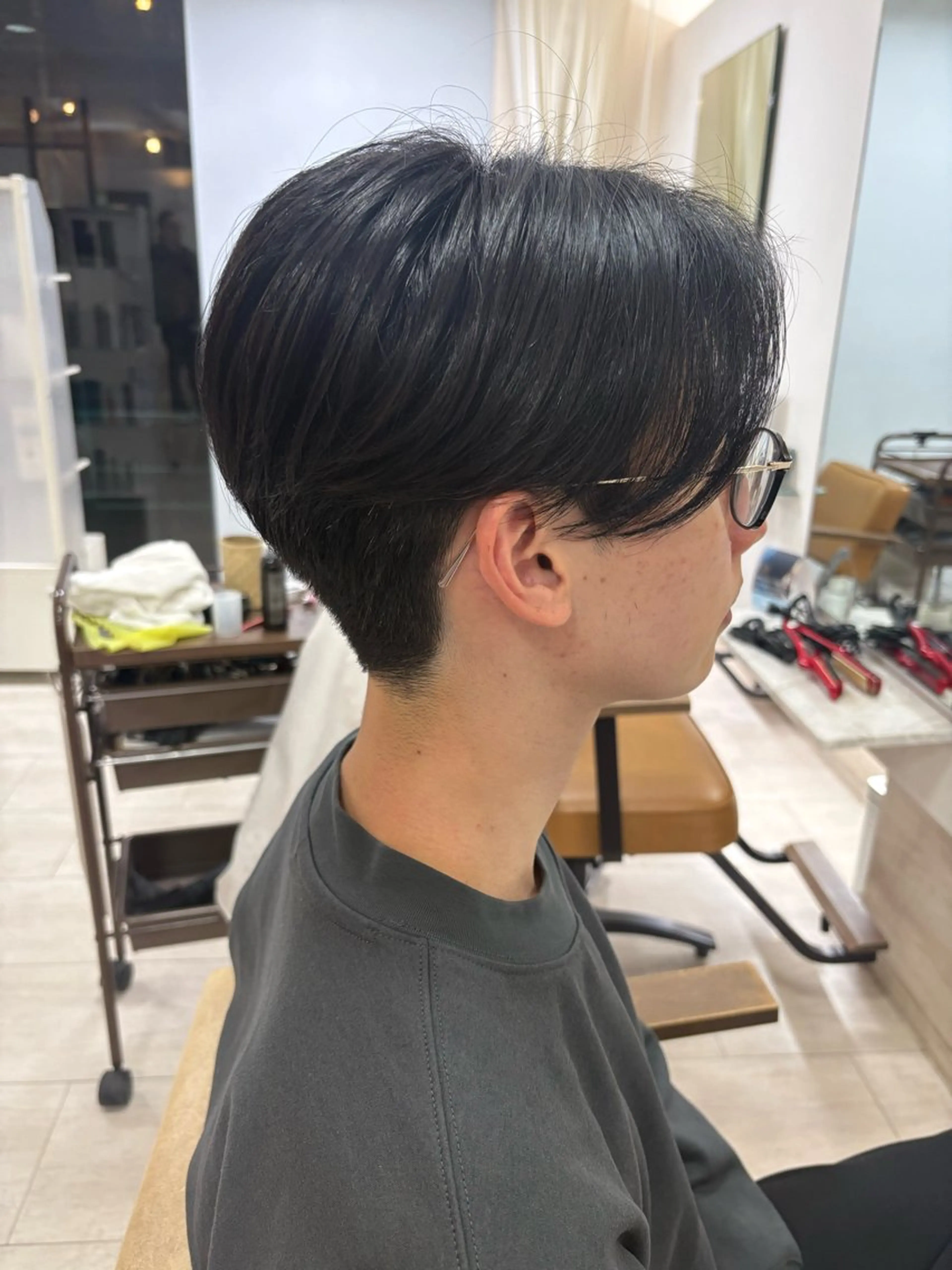 メンズ カット 栗田 優月のヘアスタイル