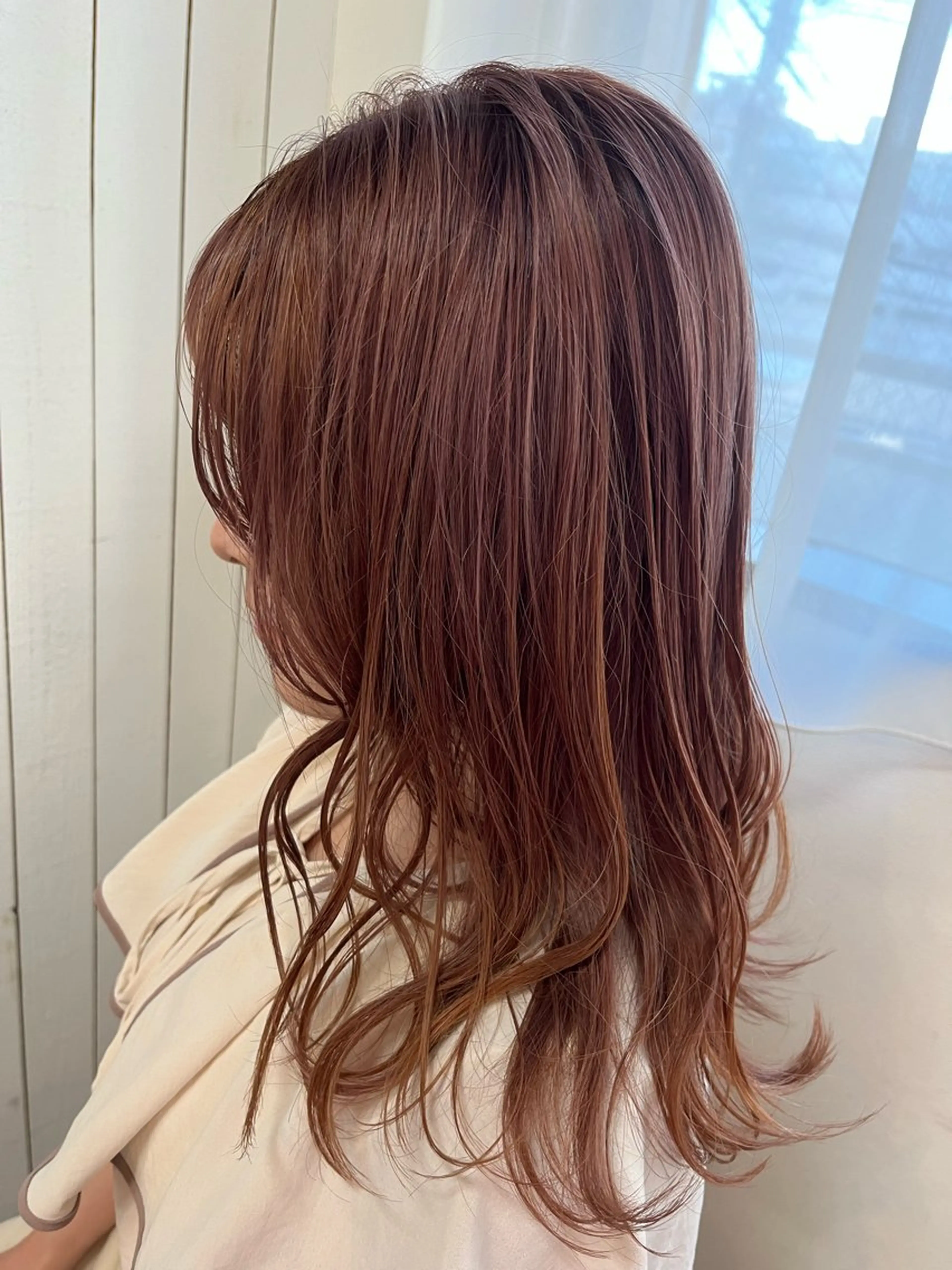 ミディアム カット ヘアカラー JUNO所属・阪神西宮★JUNO 川﨑温子のヘアスタイル