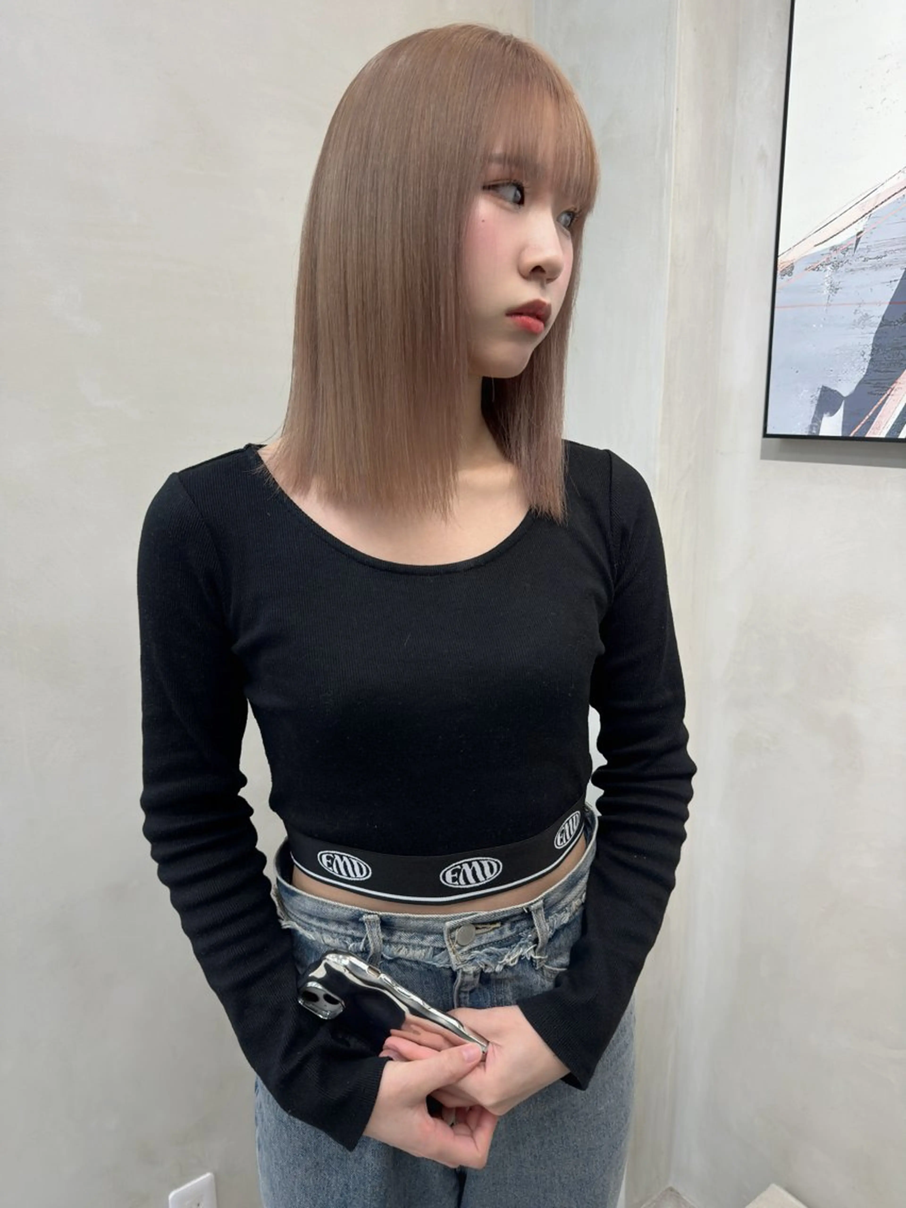 セミロング iris所属・漆崎 相美のヘアスタイル