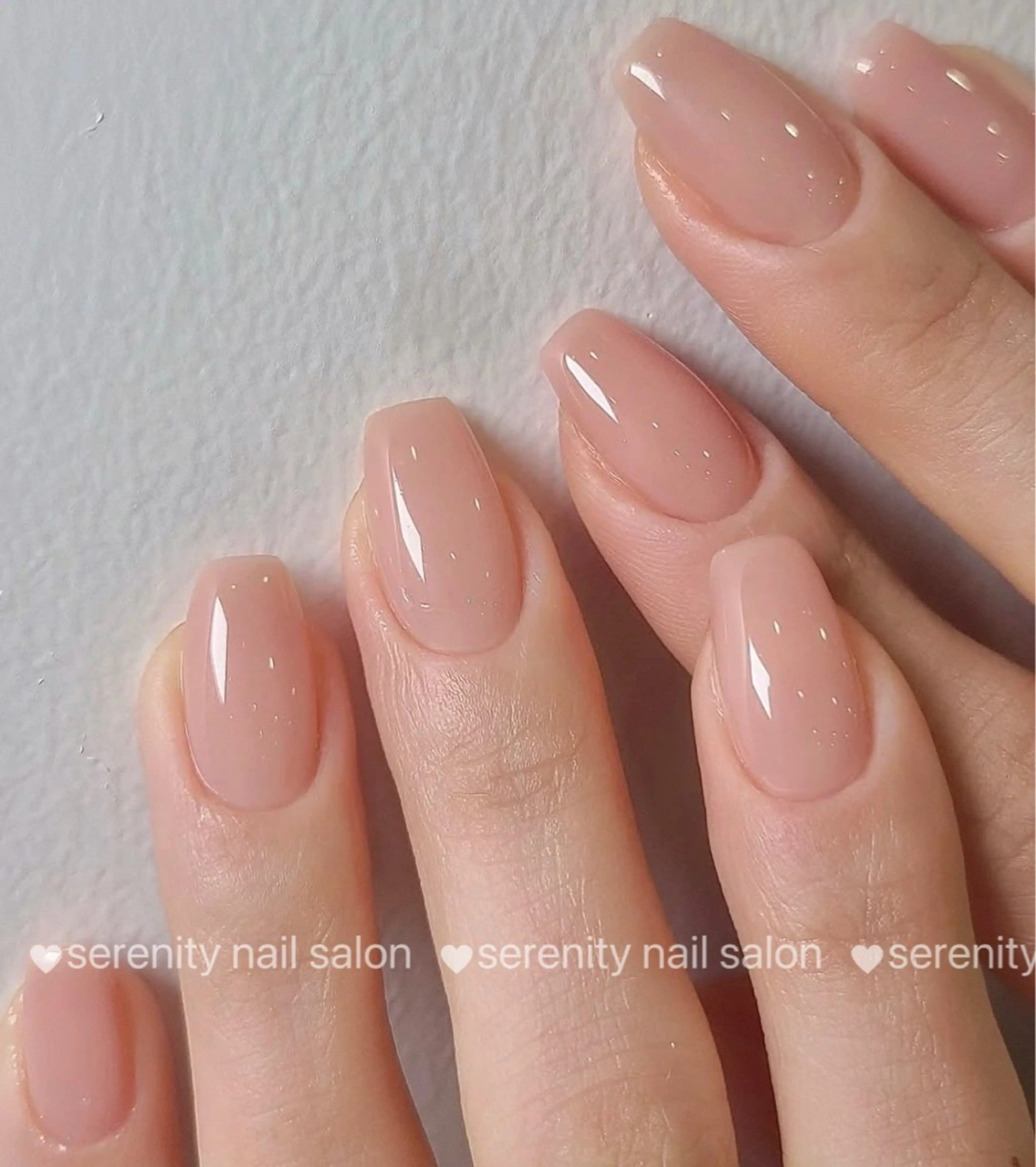 ネイル ハンドネイル ハンドケア ✨Serenity ワンホンネイルのネイルデザイン