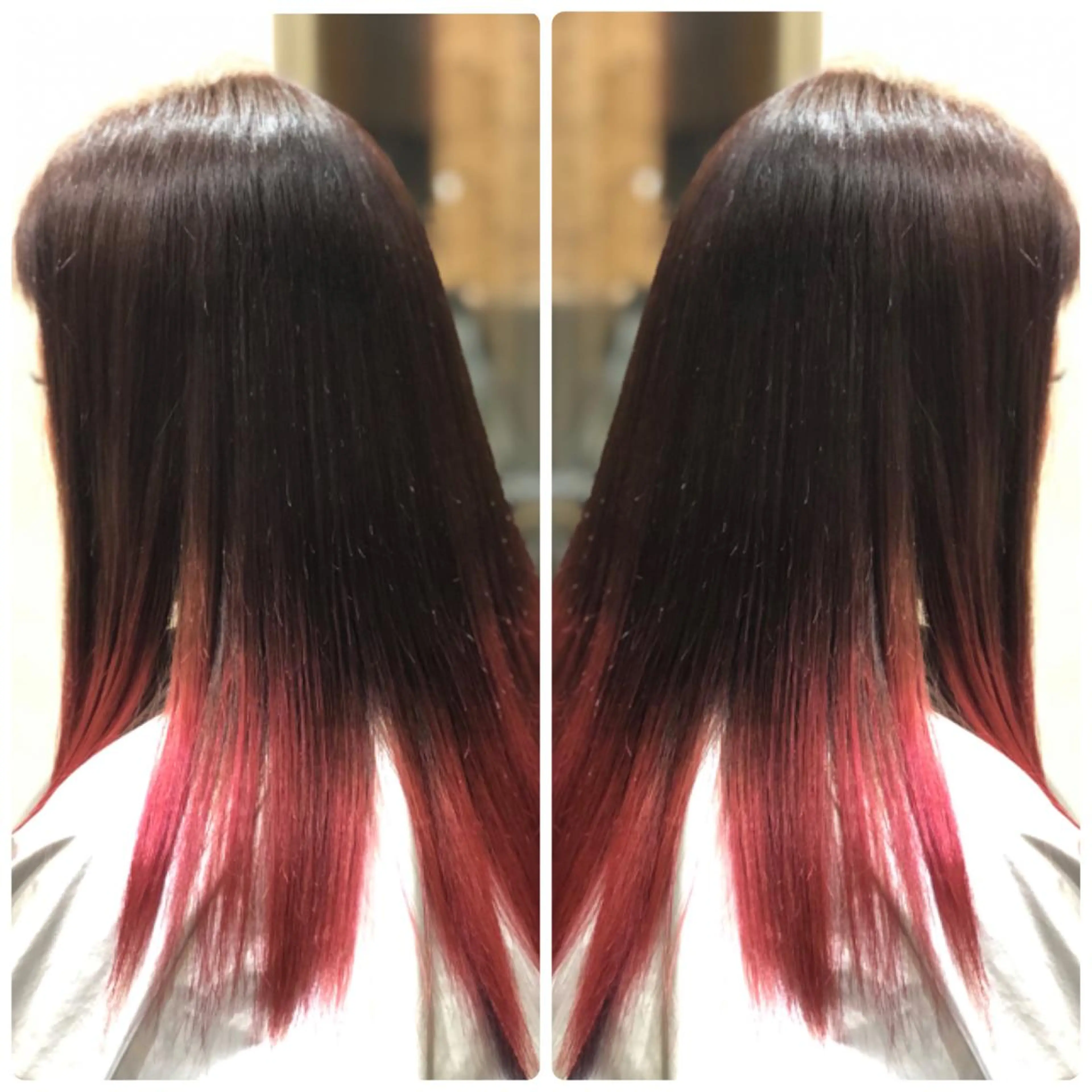セミロング カラー ピンクカラー ヘアカラー トリートメント 小山内 龍一郎 店長のヘアスタイル