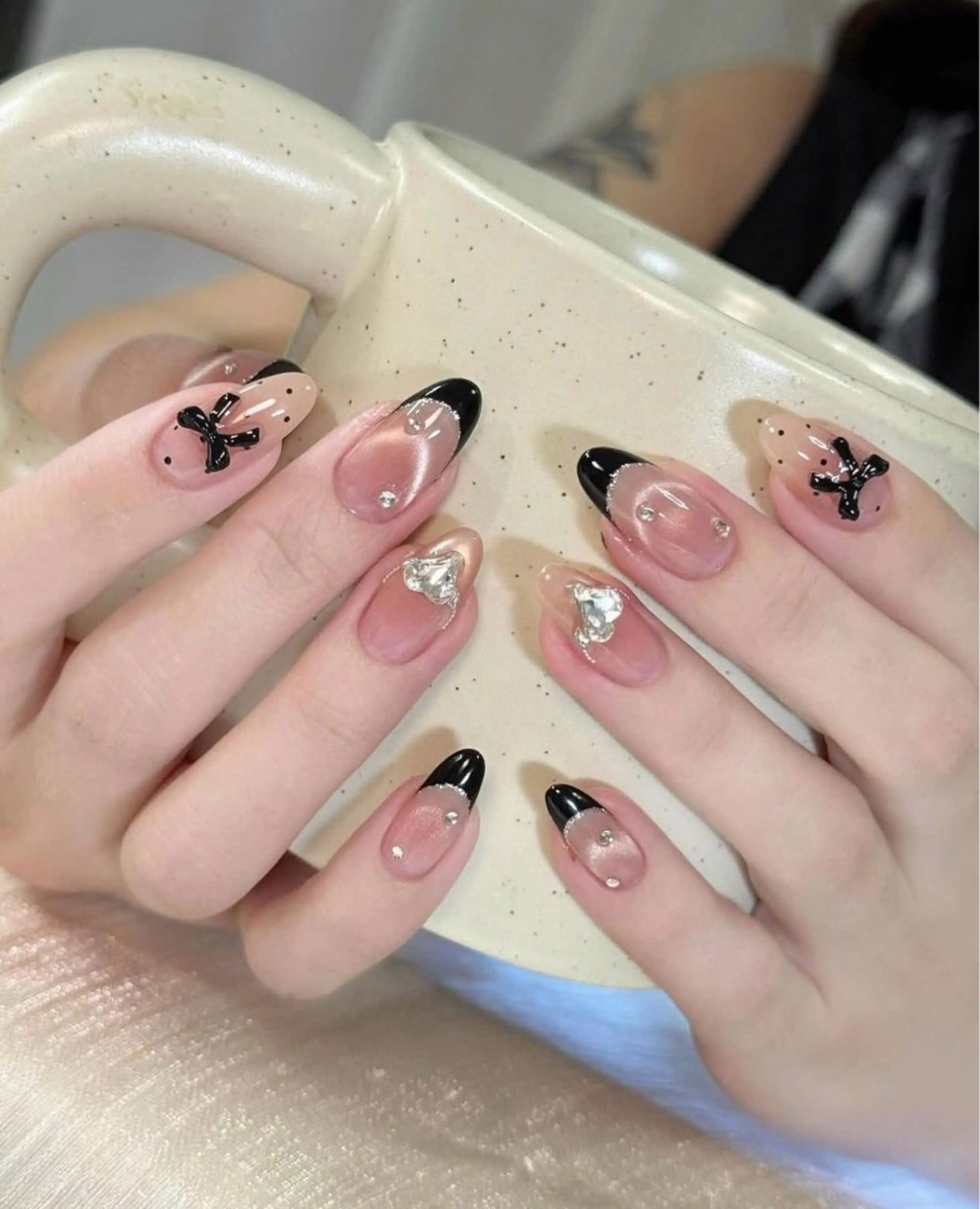 ネイル アートネイル 成人式 ジェルネイル ニュアンスネイル ネイルチップ Kora Nailのネイルデザイン