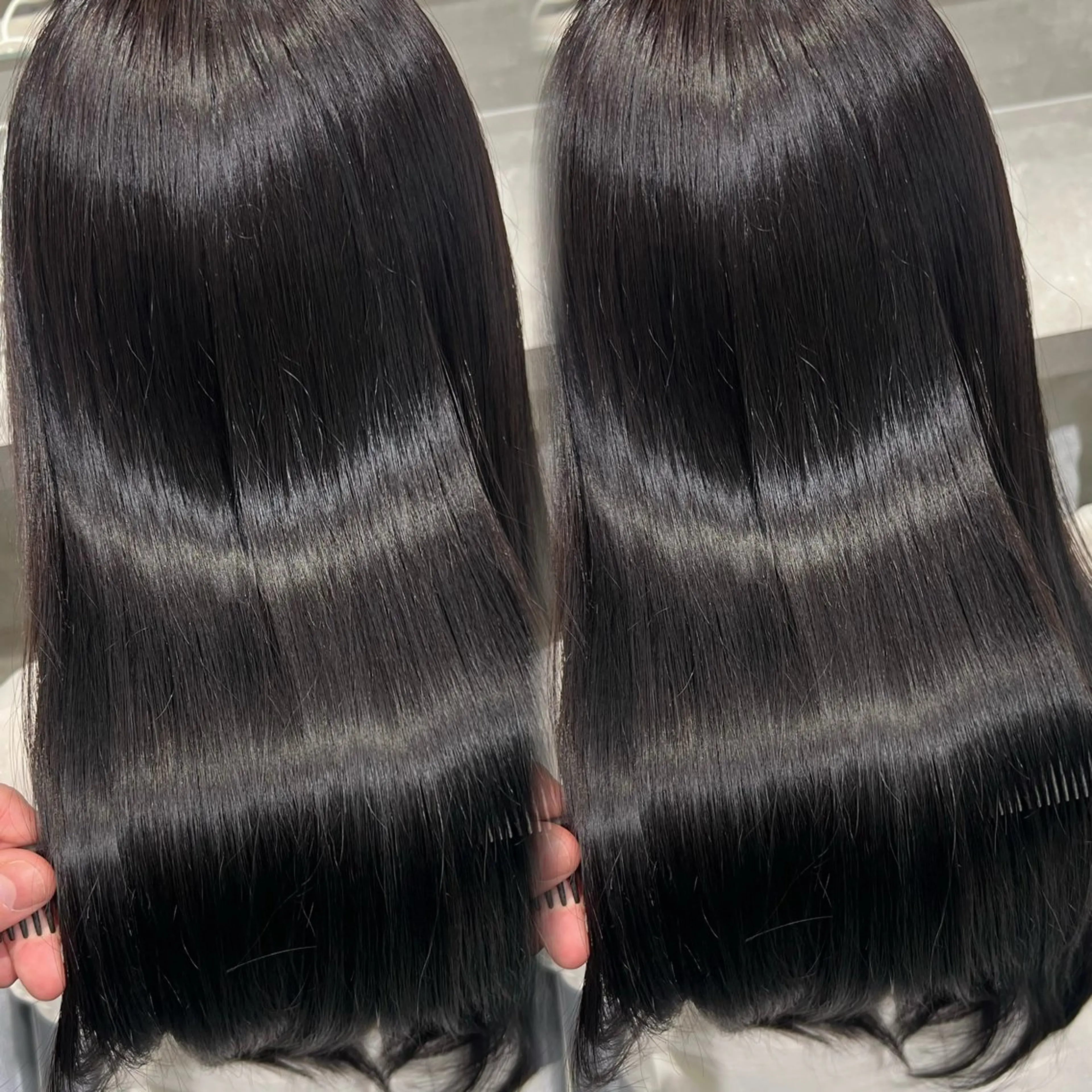 ロング カラー ブラウンカラー ダークブラウン カット 縮毛矯正 トリートメント Euphoria新宿店所属・新宿/透明感カラー/ 縮毛矯正/SHOKIのヘアスタイル