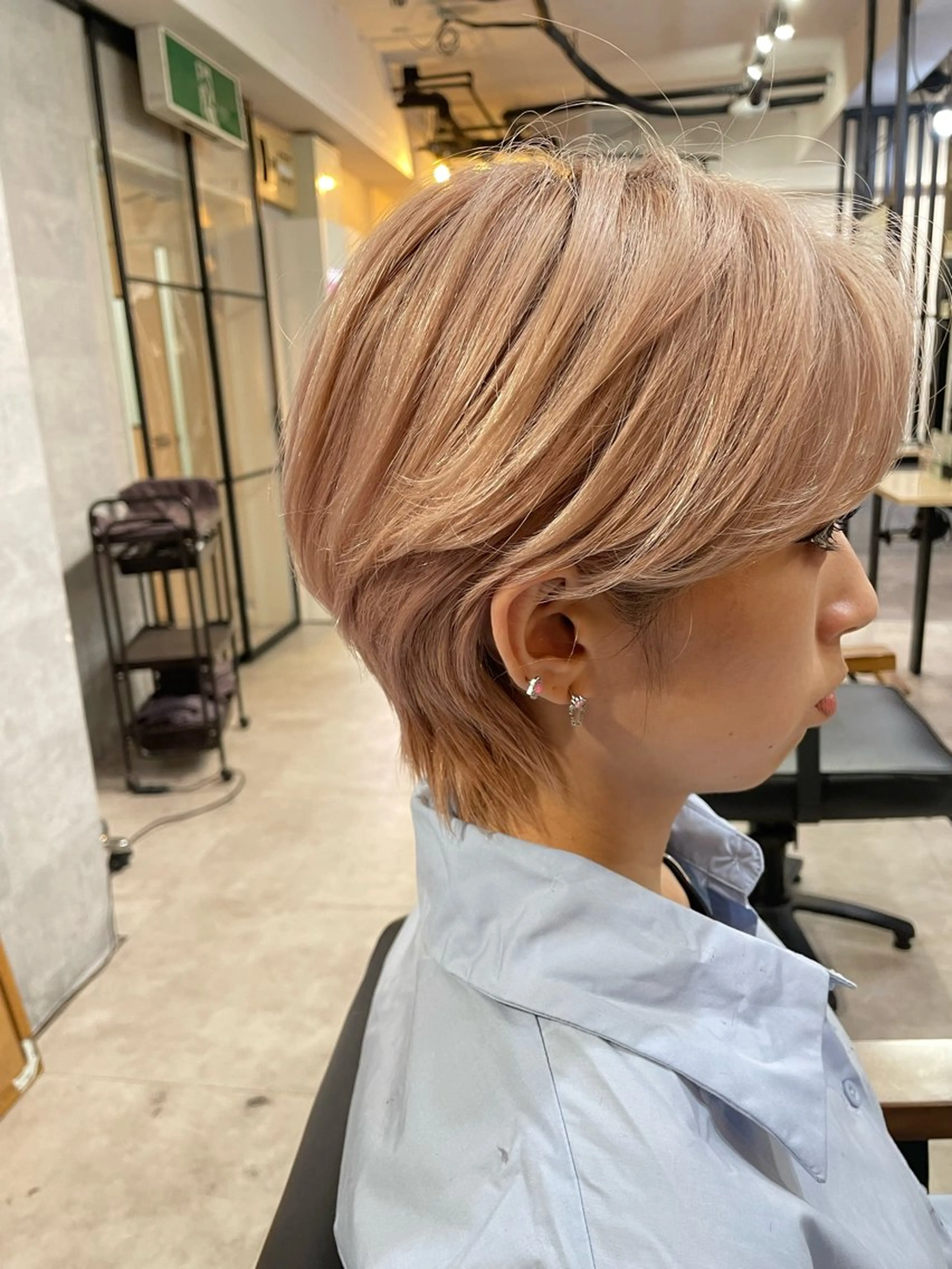 ショート ヘアカラー ROSSO ✂︎officialのヘアスタイル