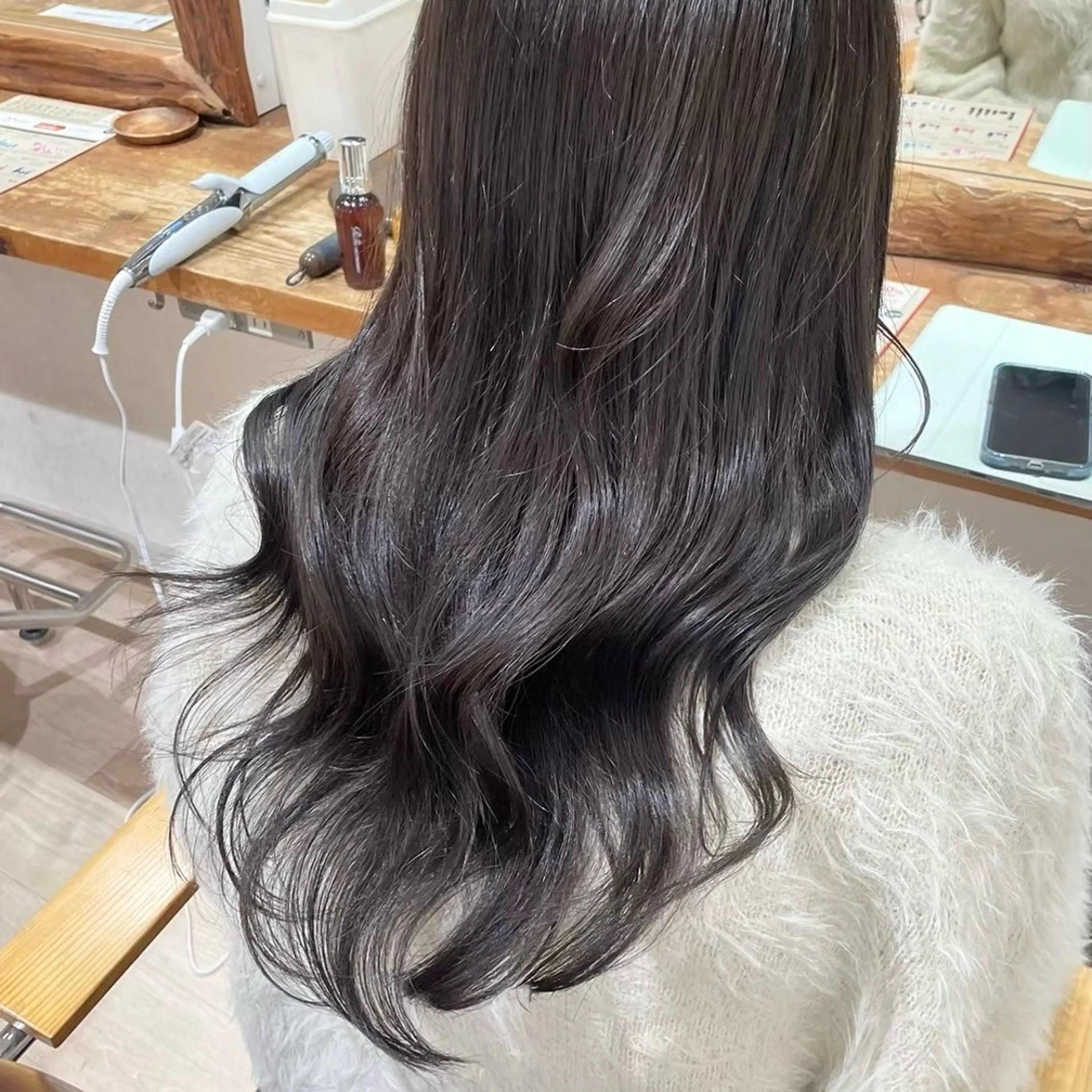 ロング カラー ヘアカラー トリートメント 【nail /暖色 カラー】ナナコ🎀のネイルデザイン