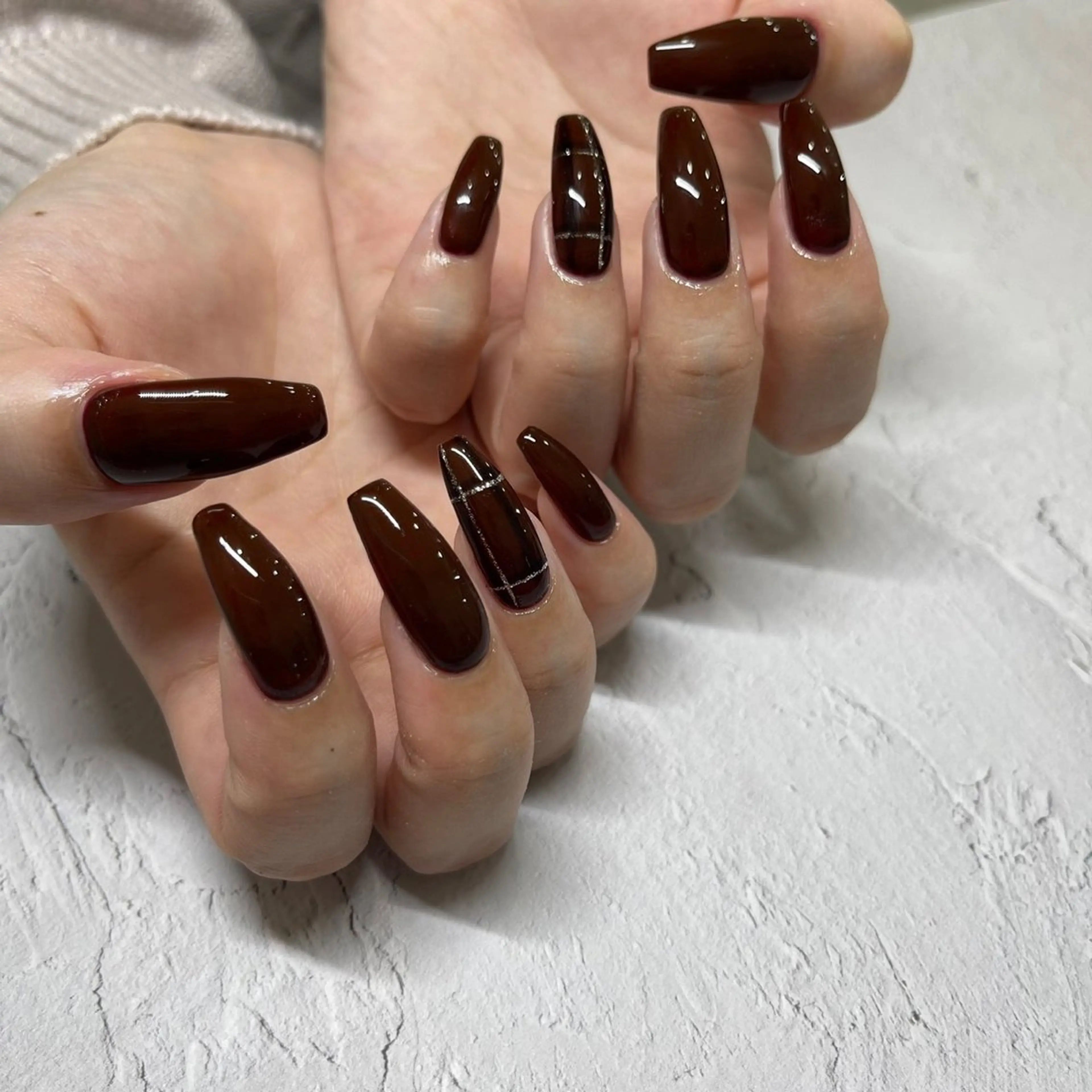 ネイル ハンドネイル PEEKABOO京橋 EYE&NAILのマツエク・マツパデザイン