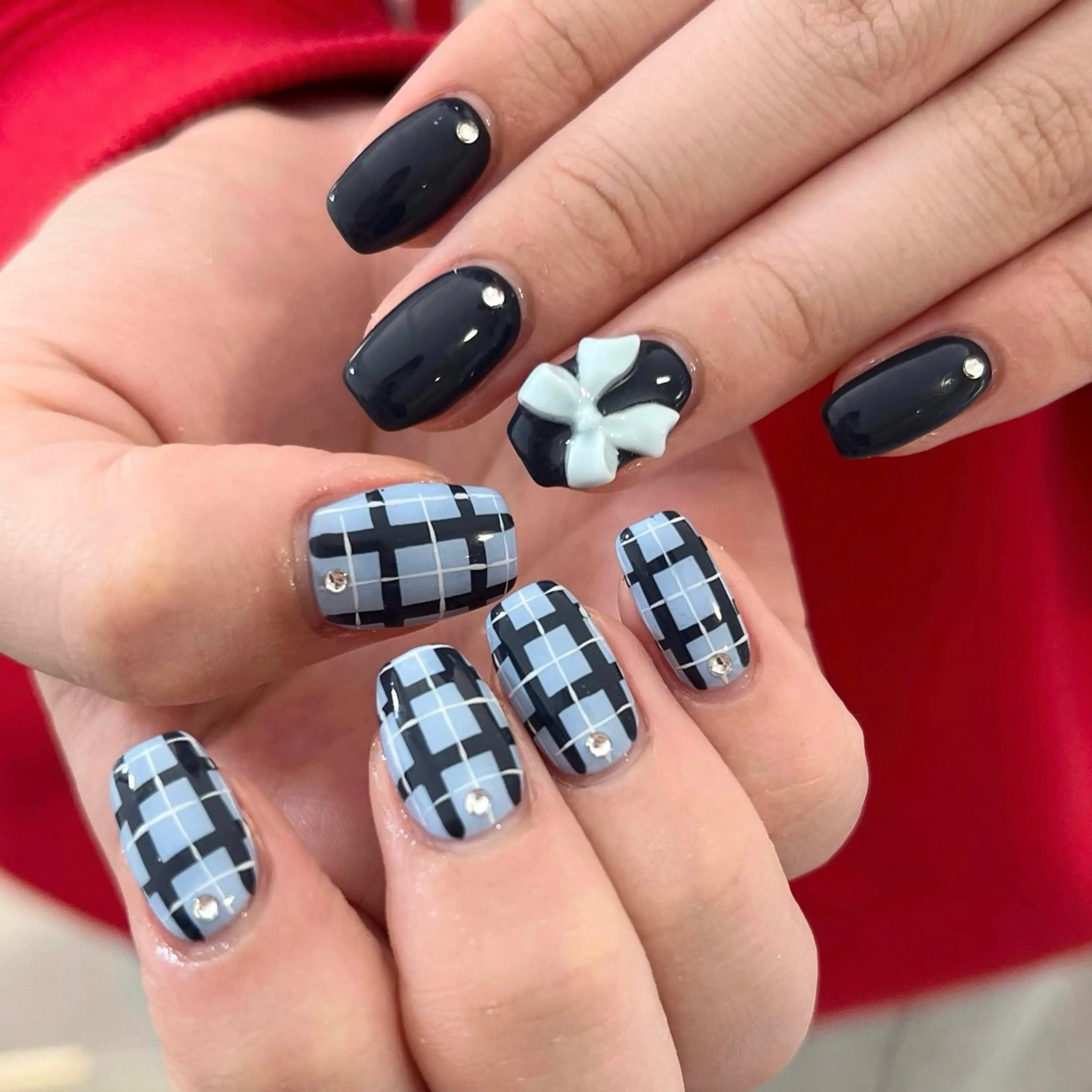 ネイル ハンドネイル sio.nail&eyebrow salon shimokitazawa2号店所属・nailist mana𖤐´-のネイルデザイン