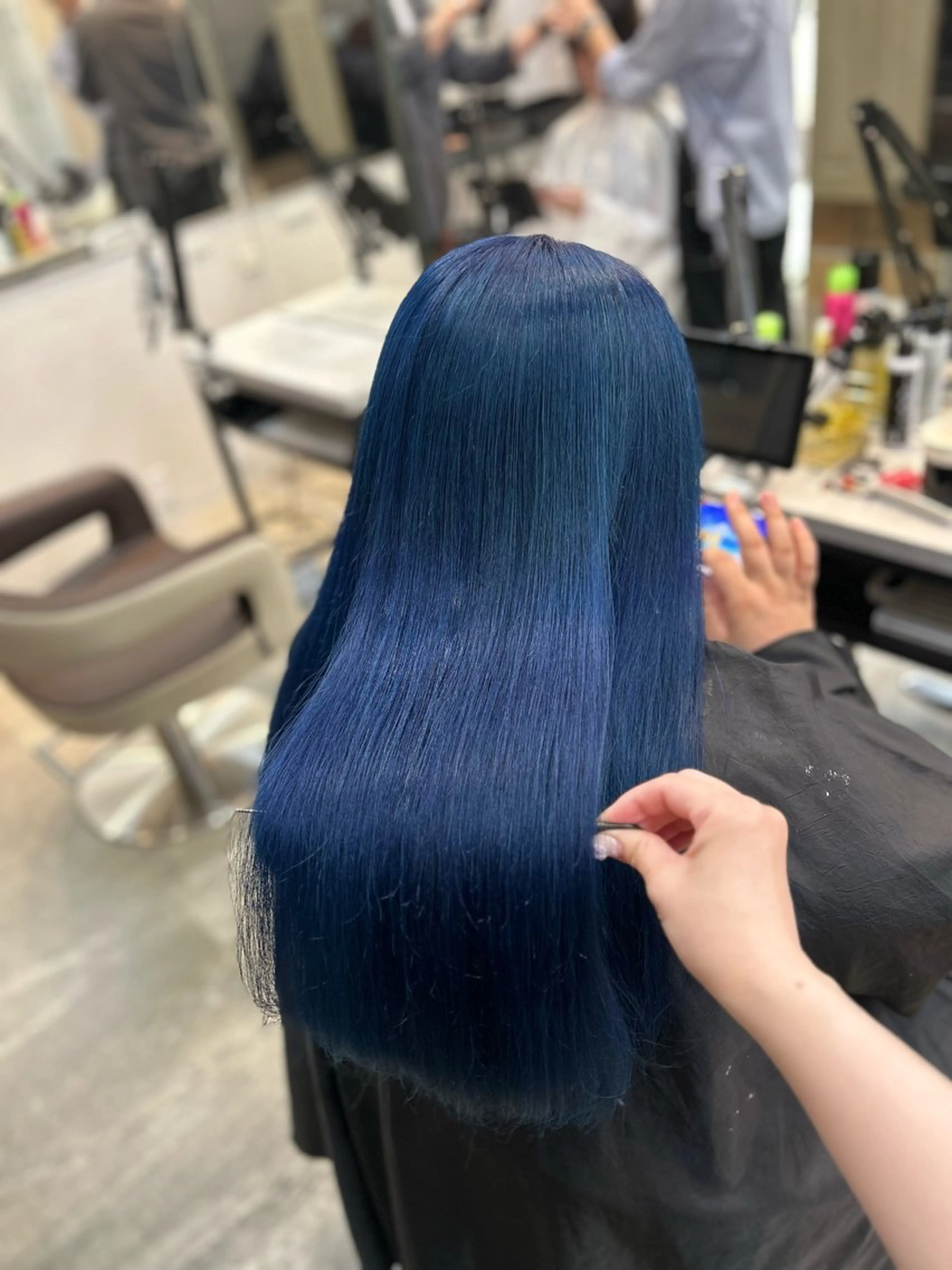ロング カット ヘアカラー トリートメント 愛されハイトーン 🍓YURINAのヘアスタイル