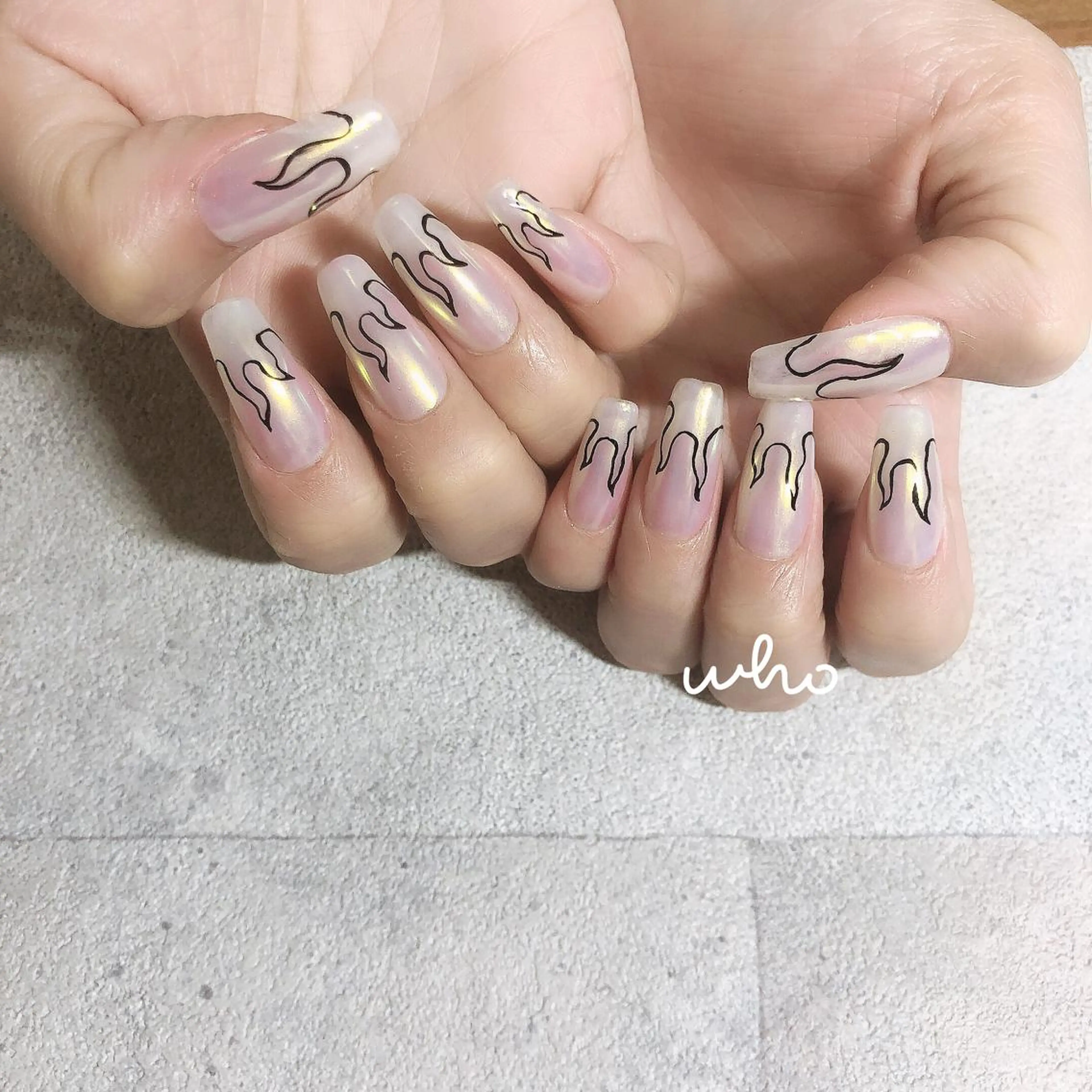 ネイル アートネイル フットネイル フレンチネイル ジェルネイル グラデーション NailSalon who...所属・n. fumikoのネイルデザイン