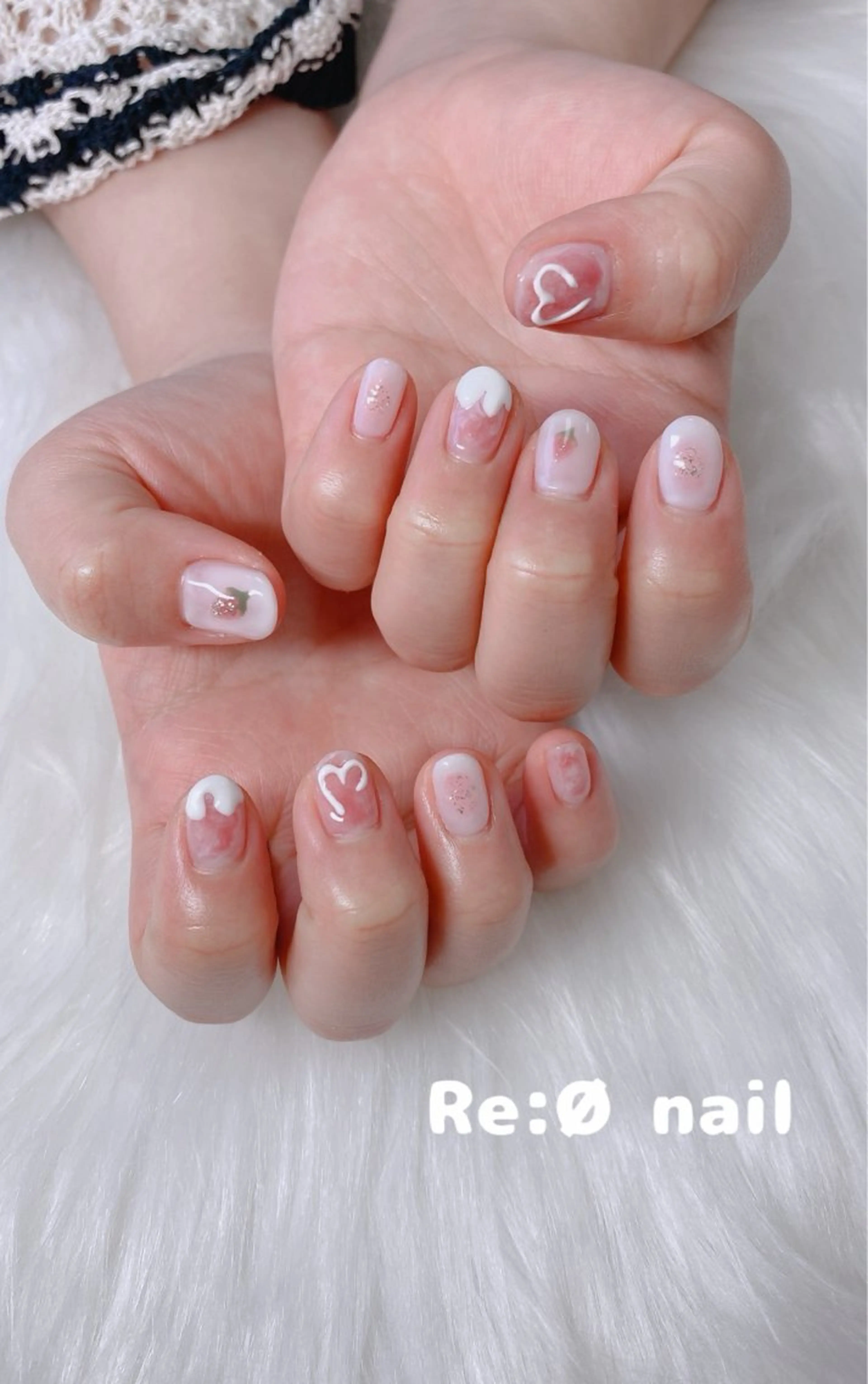 ネイル ハンドネイル Re:Ø nail 🩵TSUJIのネイルデザイン