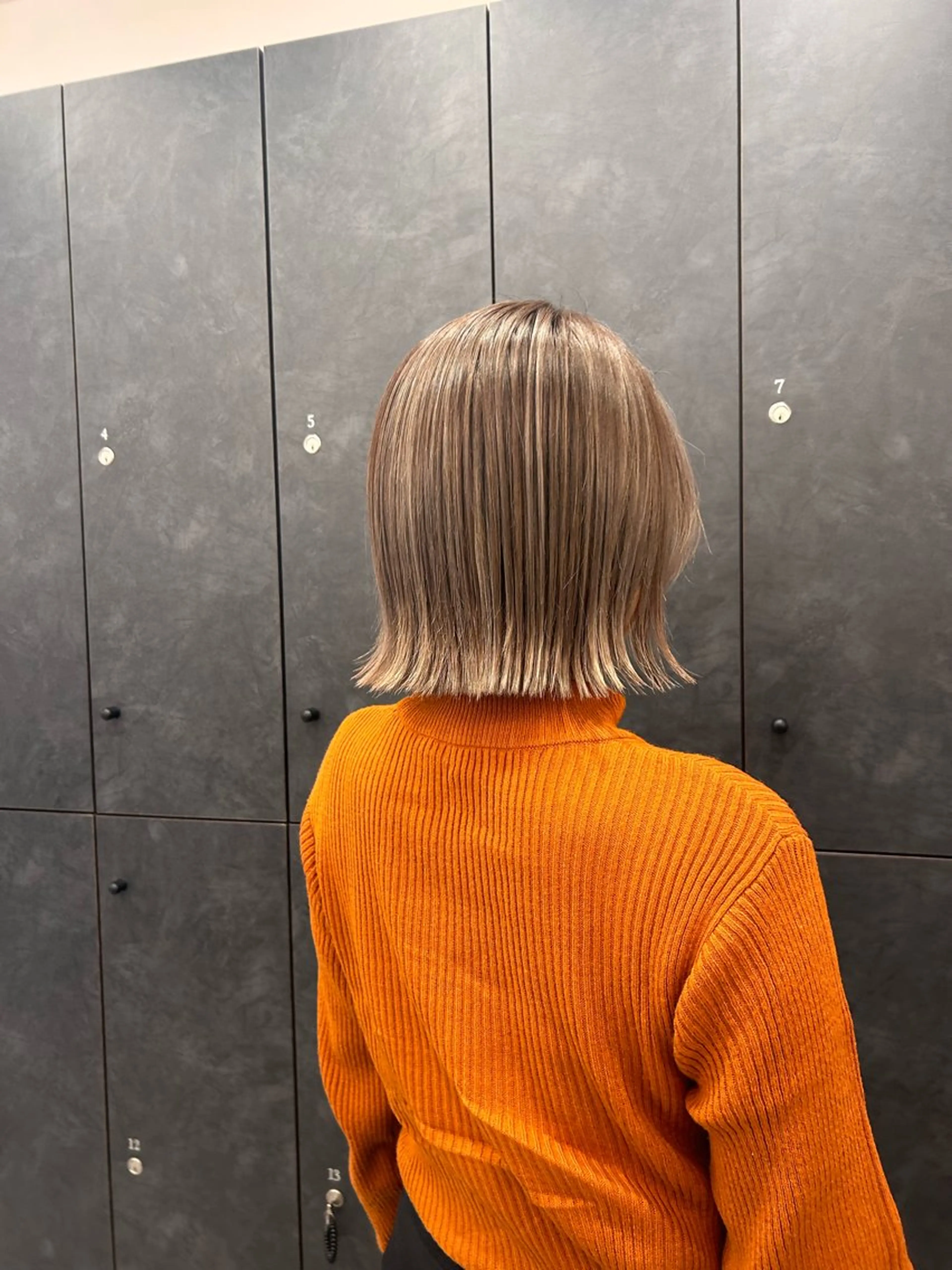 ミディアム ハイライト 似合わせカット ヘアカラー トリートメント 似合わせcut ◎ 倉橋実咲のヘアスタイル