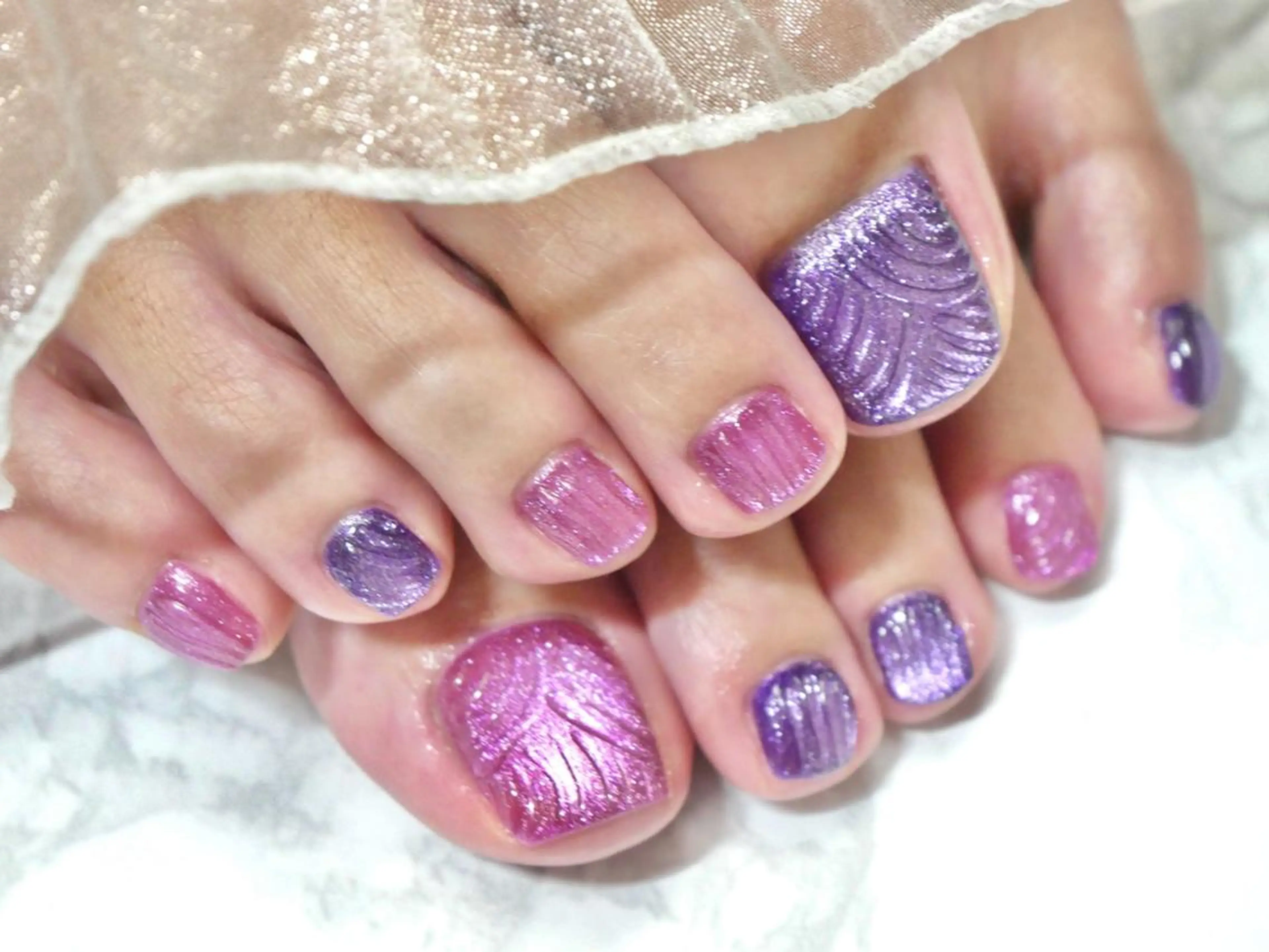 ネイル アートネイル レイジー スワンのネイルデザイン