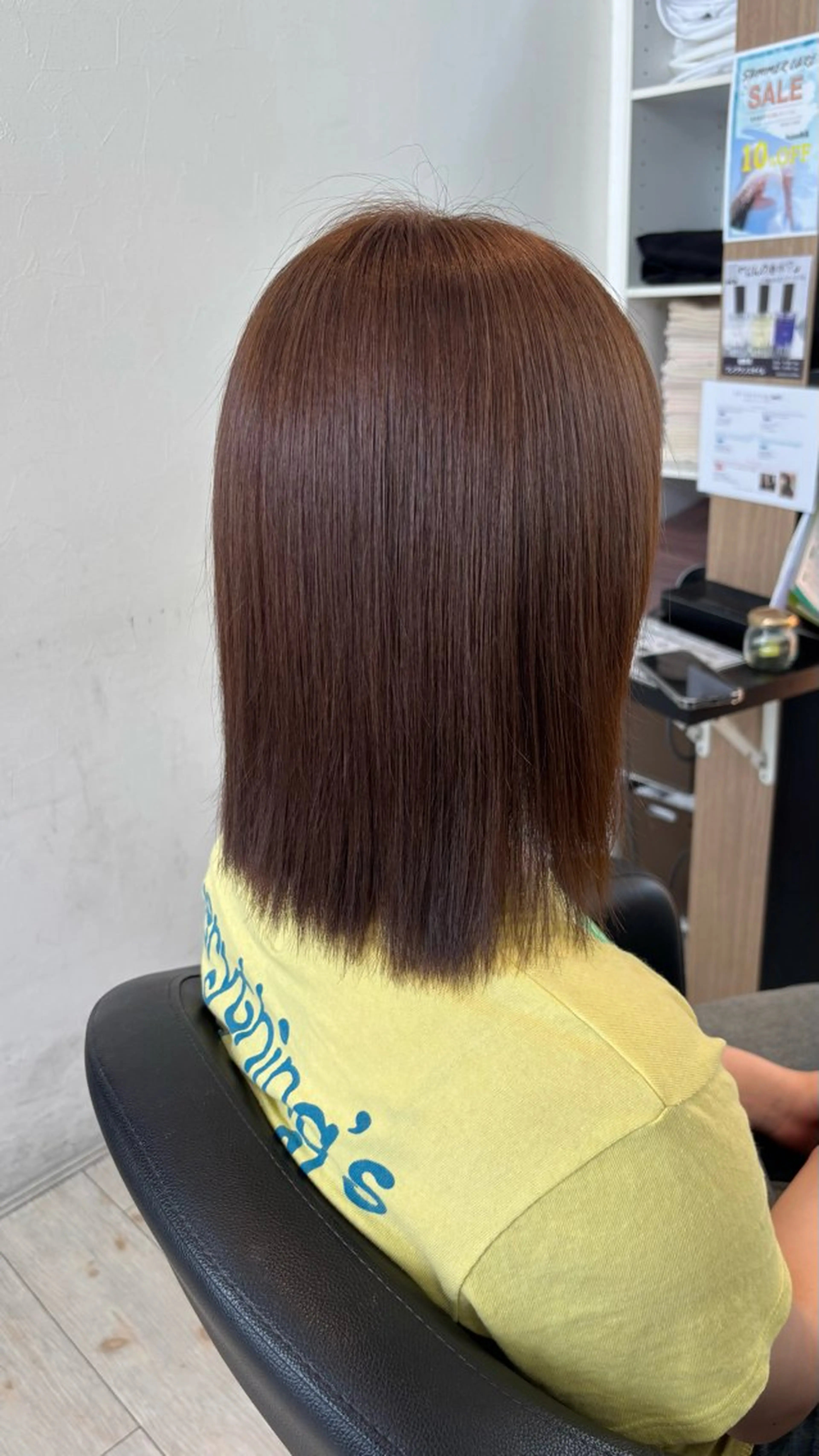 カラー ブリーチ ブラウンカラー ダブルカラー ブリーチなしカラー カット ヘアカラー トリートメント miyu/ボブ/ 透明感カラー/栄のヘアスタイル