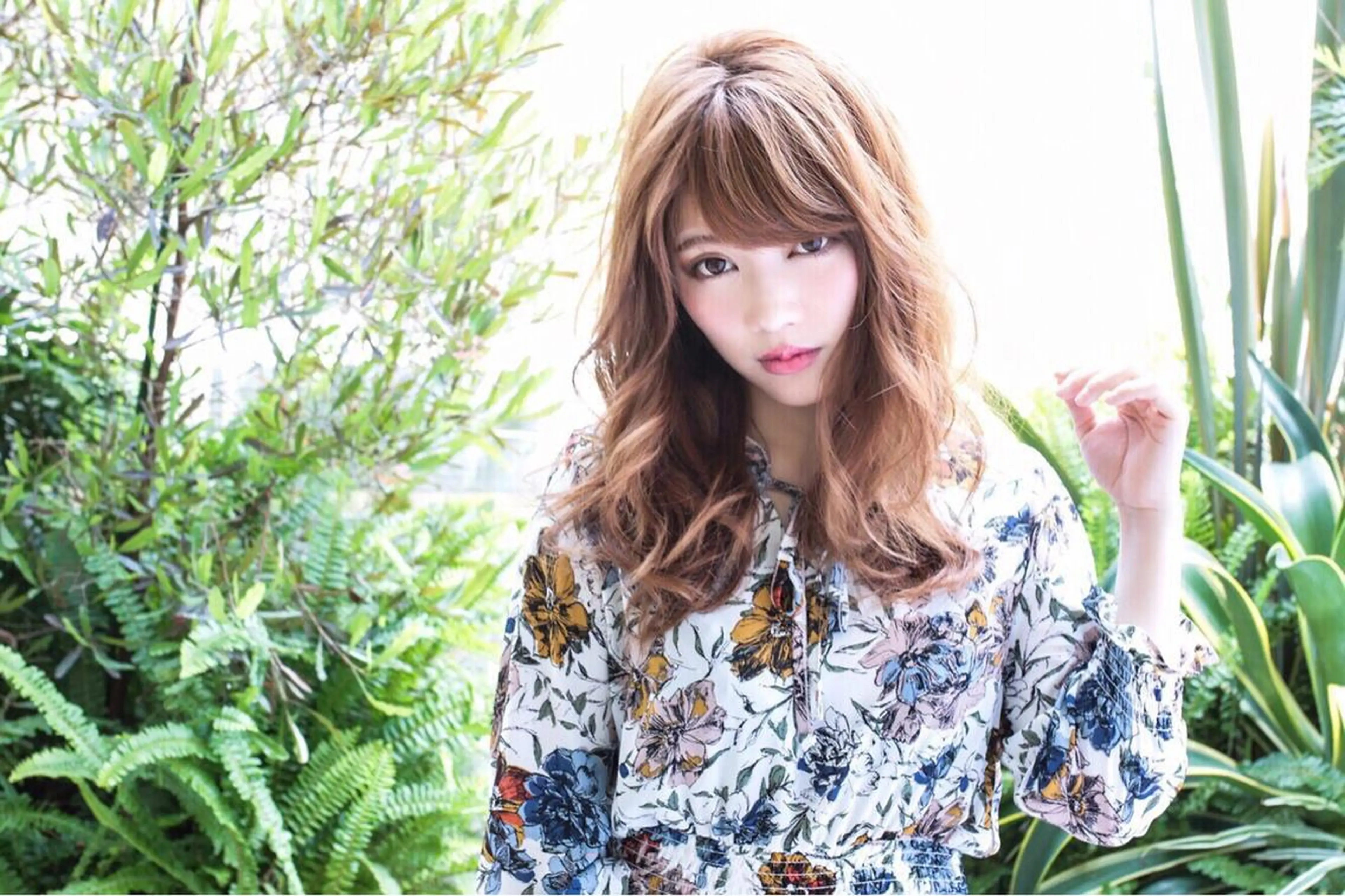 ロング カラー カット ヘアカラー トリートメント ヘッドスパ ☆ハイトーン口コミ◎ WiLL/京橋のヘアスタイル