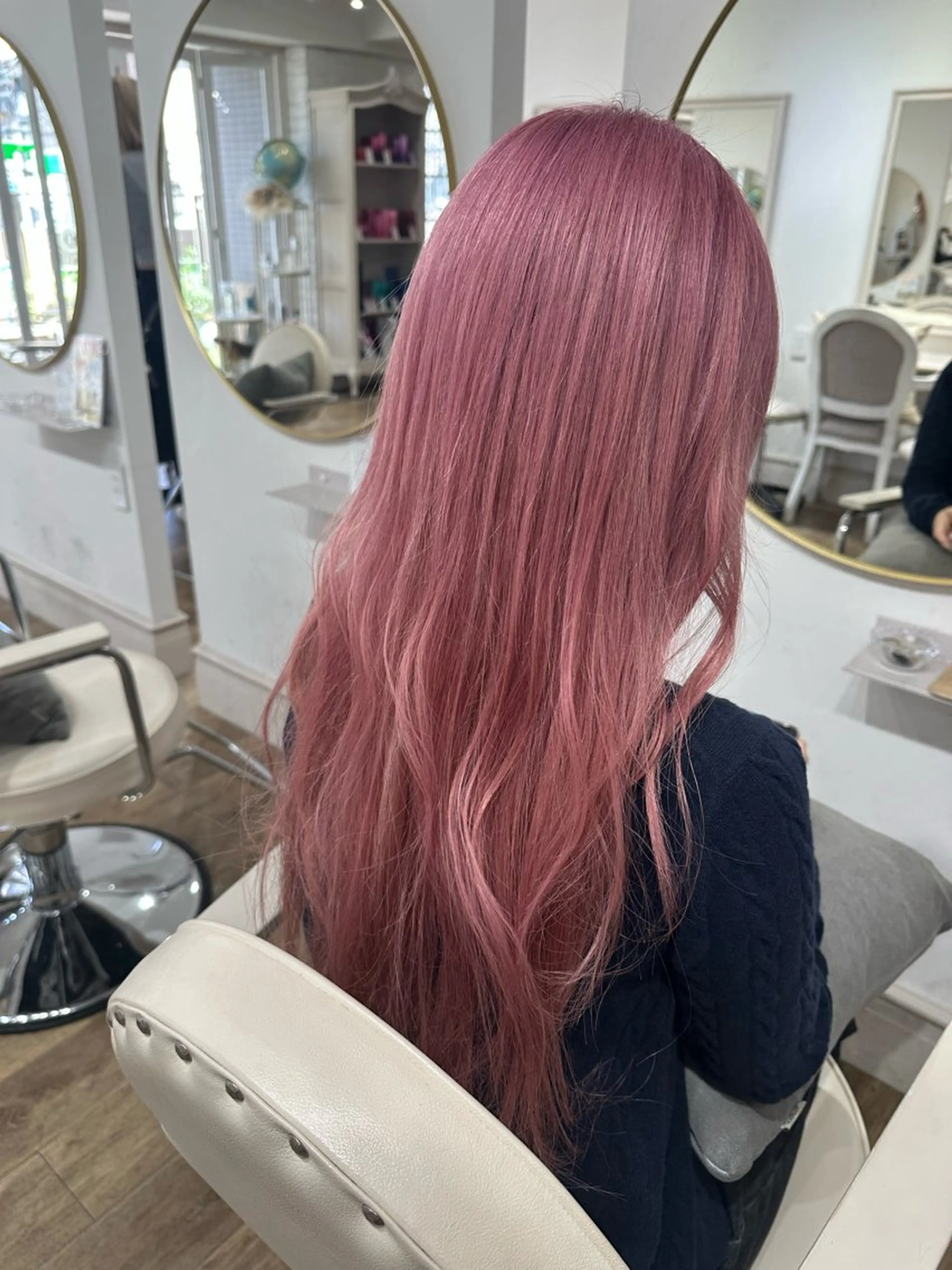 ロング カラー ヘアカラー トリートメント 梅田/寒色カラー/ まほのヘアスタイル