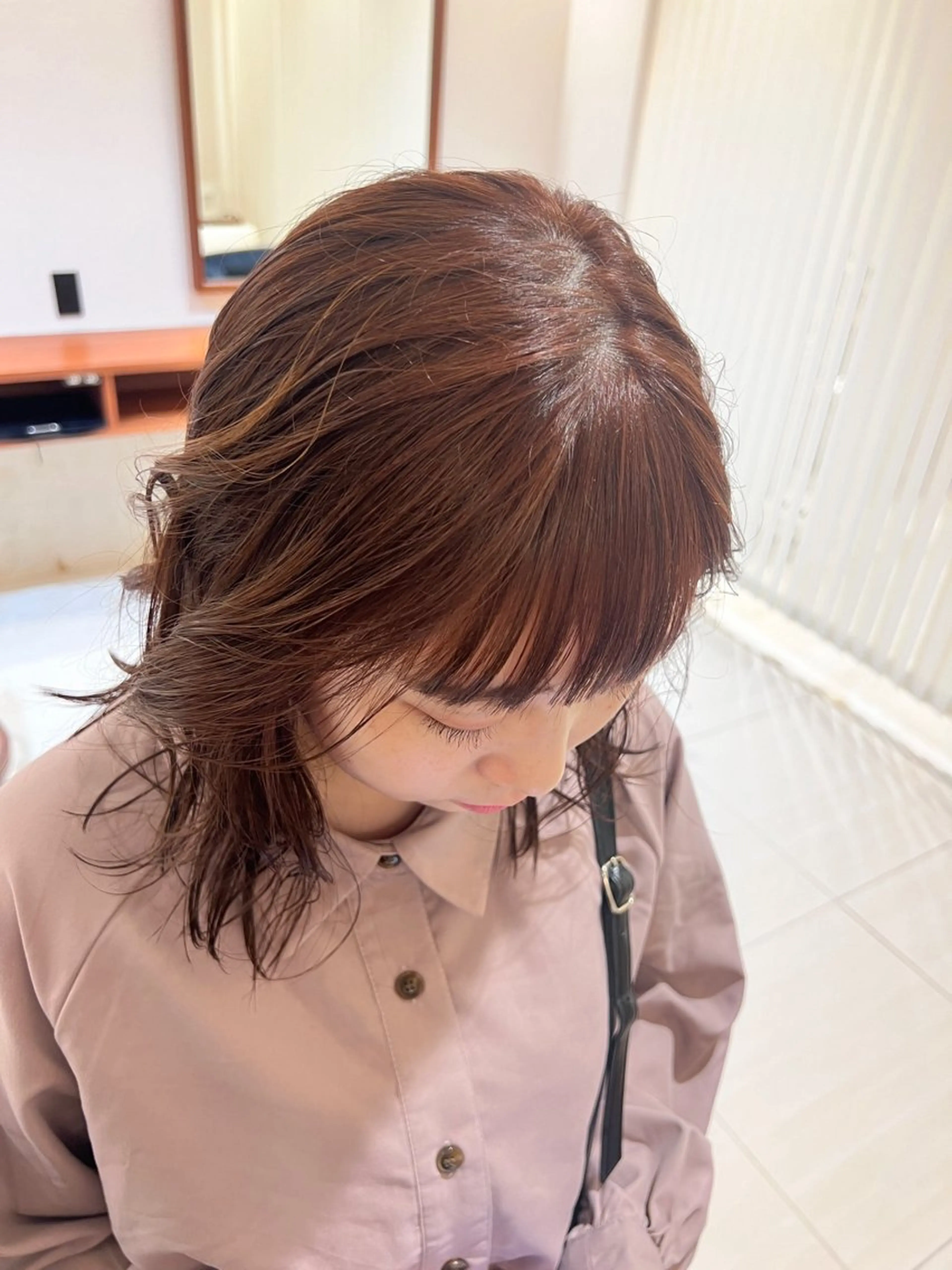 ミディアム カラー 個室　髪質改善サロン　HANARE by youres hair 神楽坂 【はなれ】所属・神楽坂🌈髪質改善 縮毛矯正🦄松田のヘアスタイル
