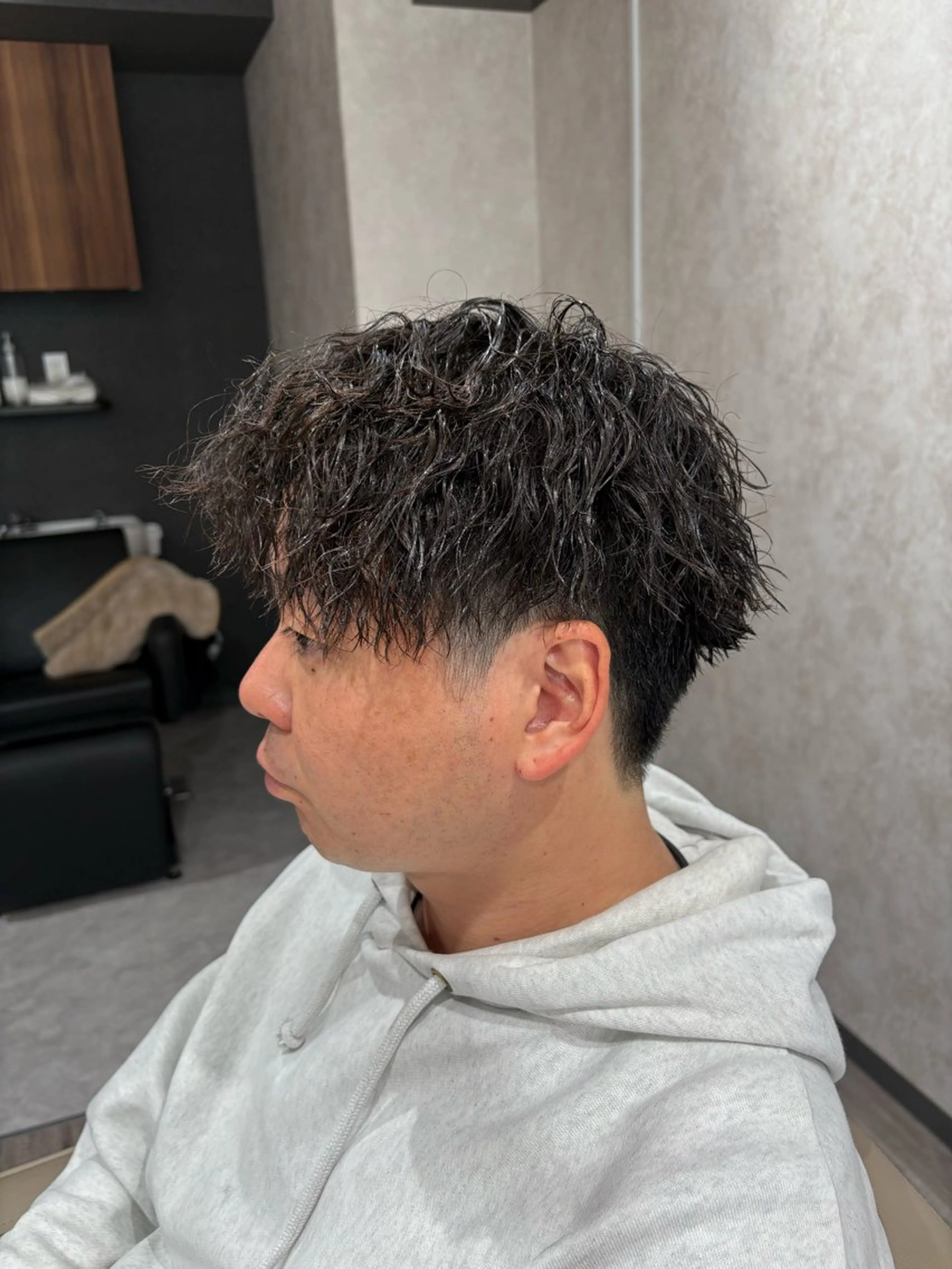 メンズ カット パーマ 林 将大のヘアスタイル