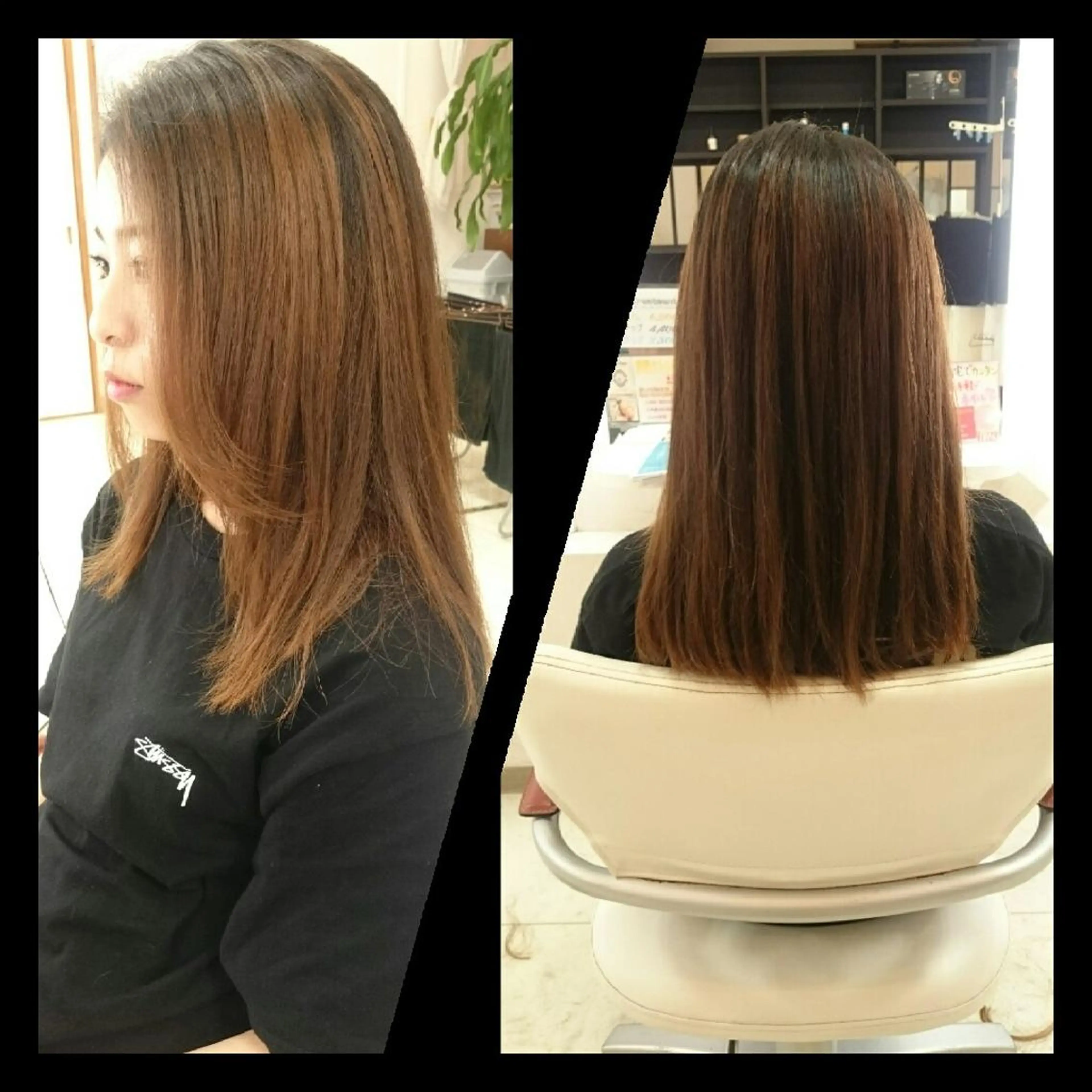 セミロング ｷﾝｼﾞｮｳ ｴﾅﾐのヘアスタイル