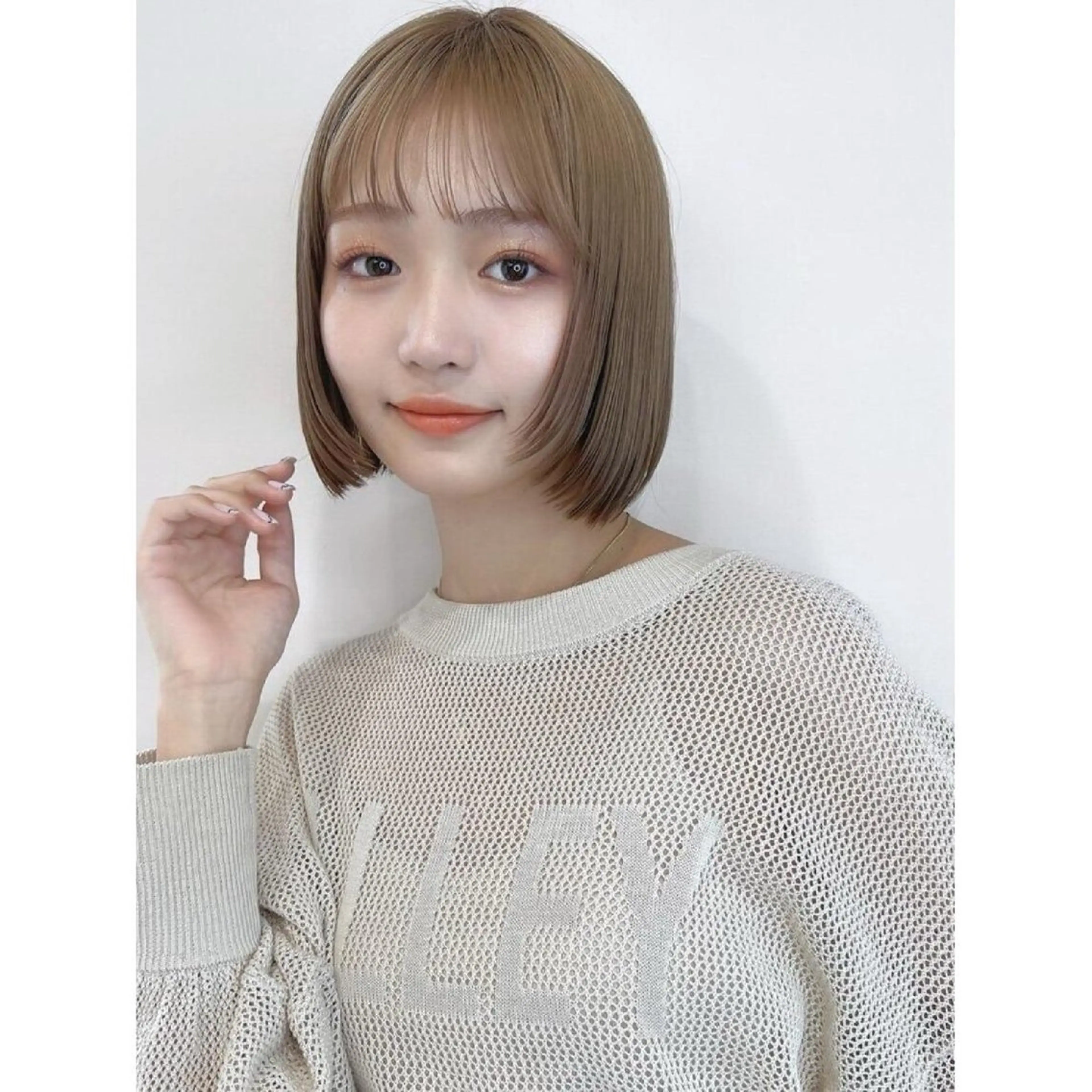 ショート カラー カット 縮毛矯正 トリートメント ヘアセット 艶カラー×レイヤー 🧙縮毛矯正/レオンのヘアスタイル