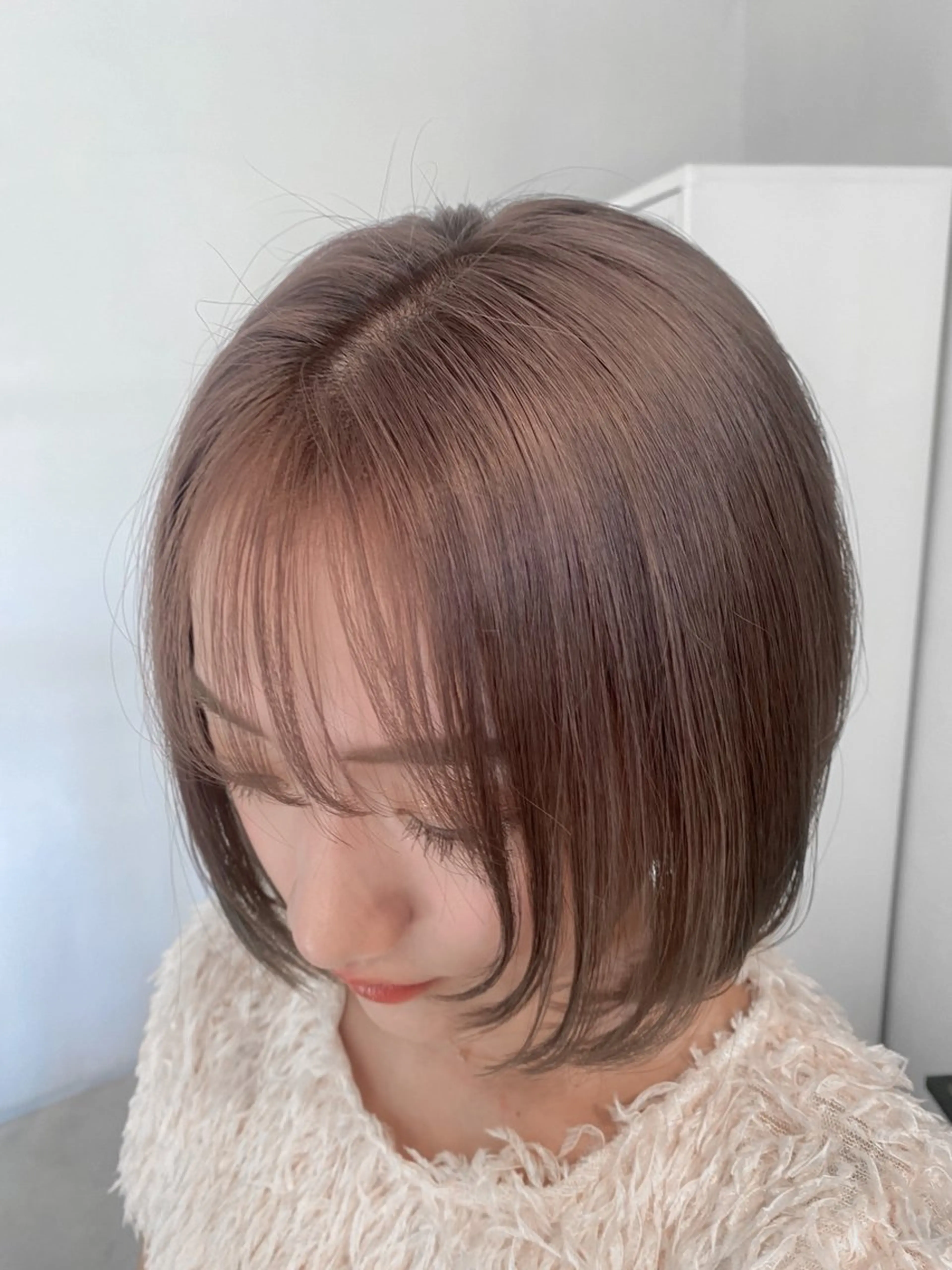 ミディアム ラベンダーベージュ カット 🫧FERIA ﾌﾙｲﾁ ﾕｳｷ🫧のヘアスタイル