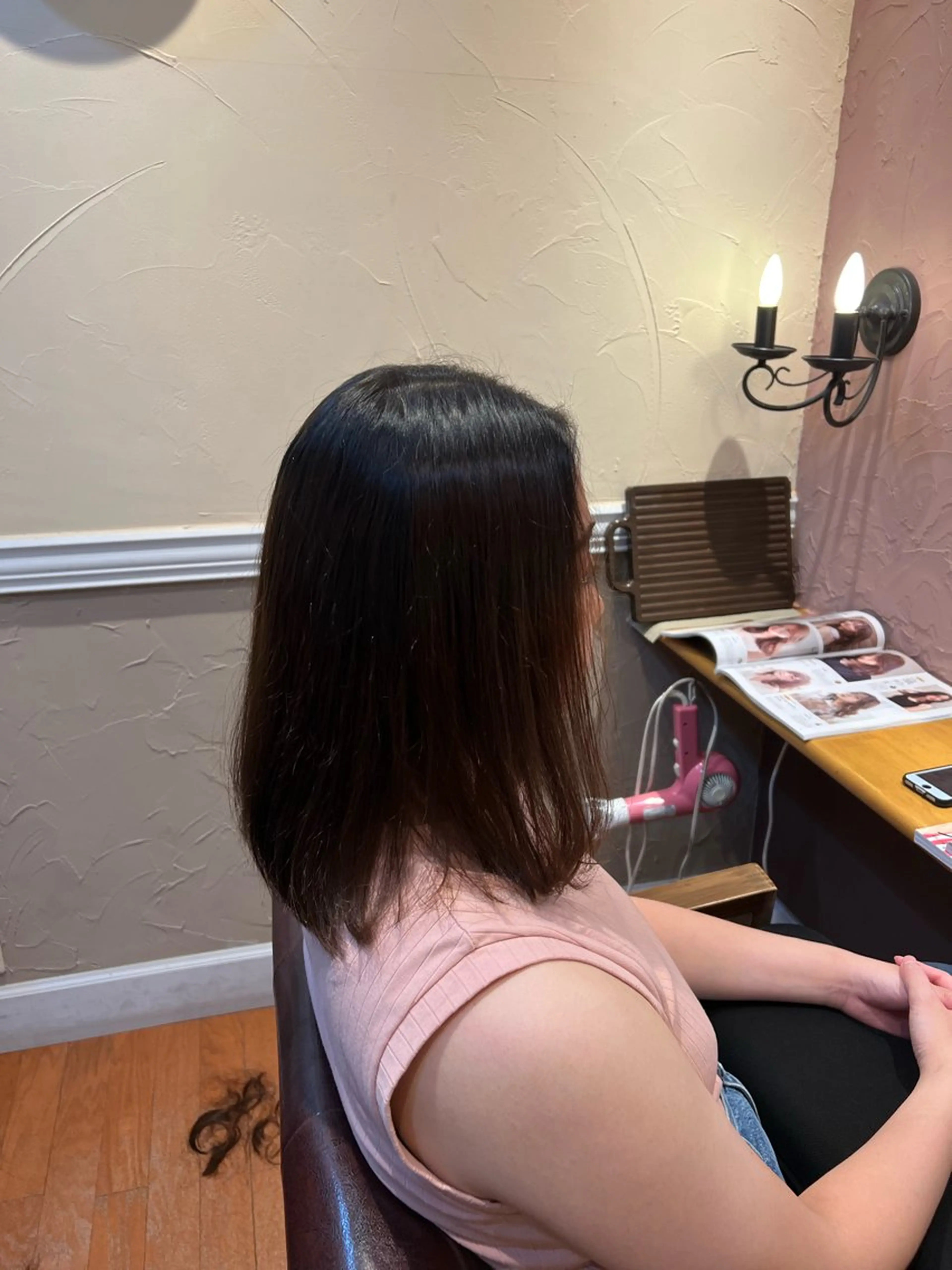 ミディアム レイヤーカット ローレイヤー ビューティーサロンヌーベル一ノ割店所属・大内 芹菜のヘアスタイル