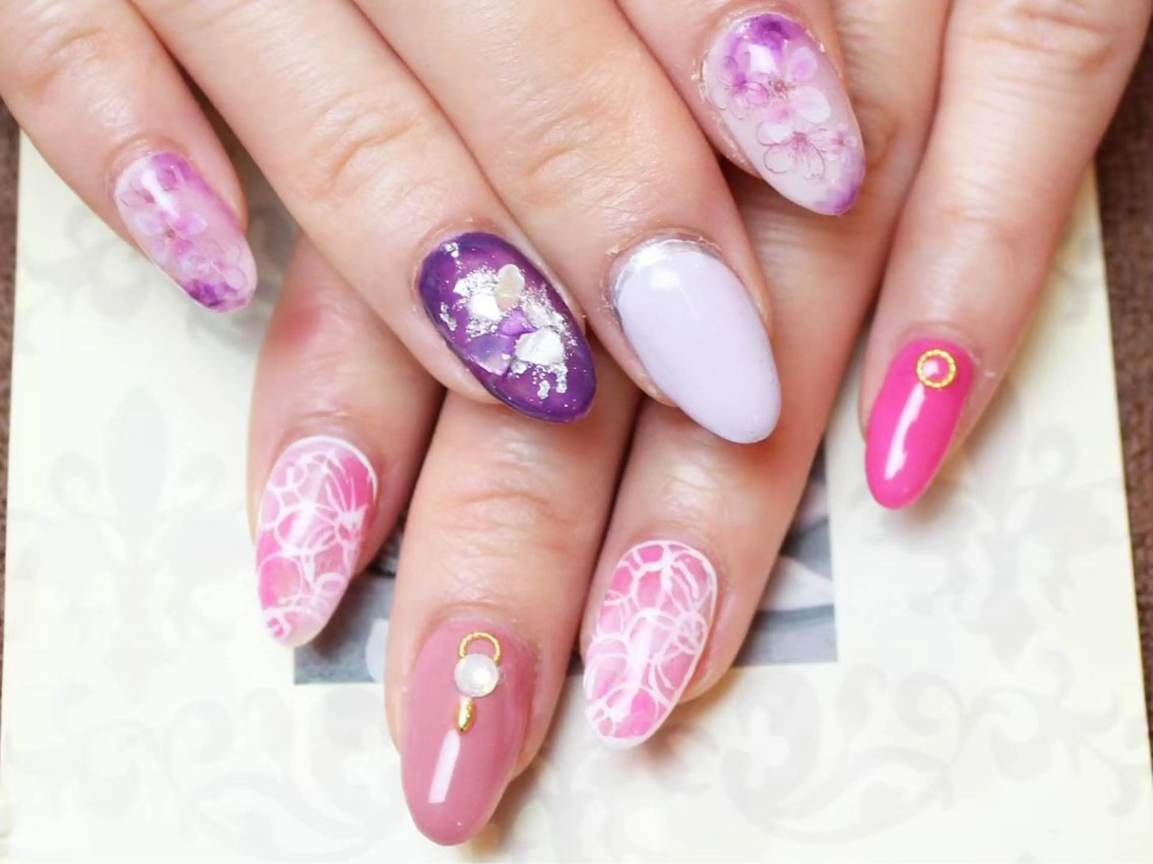 ネイル LaLa Peach 福岡のネイルデザイン