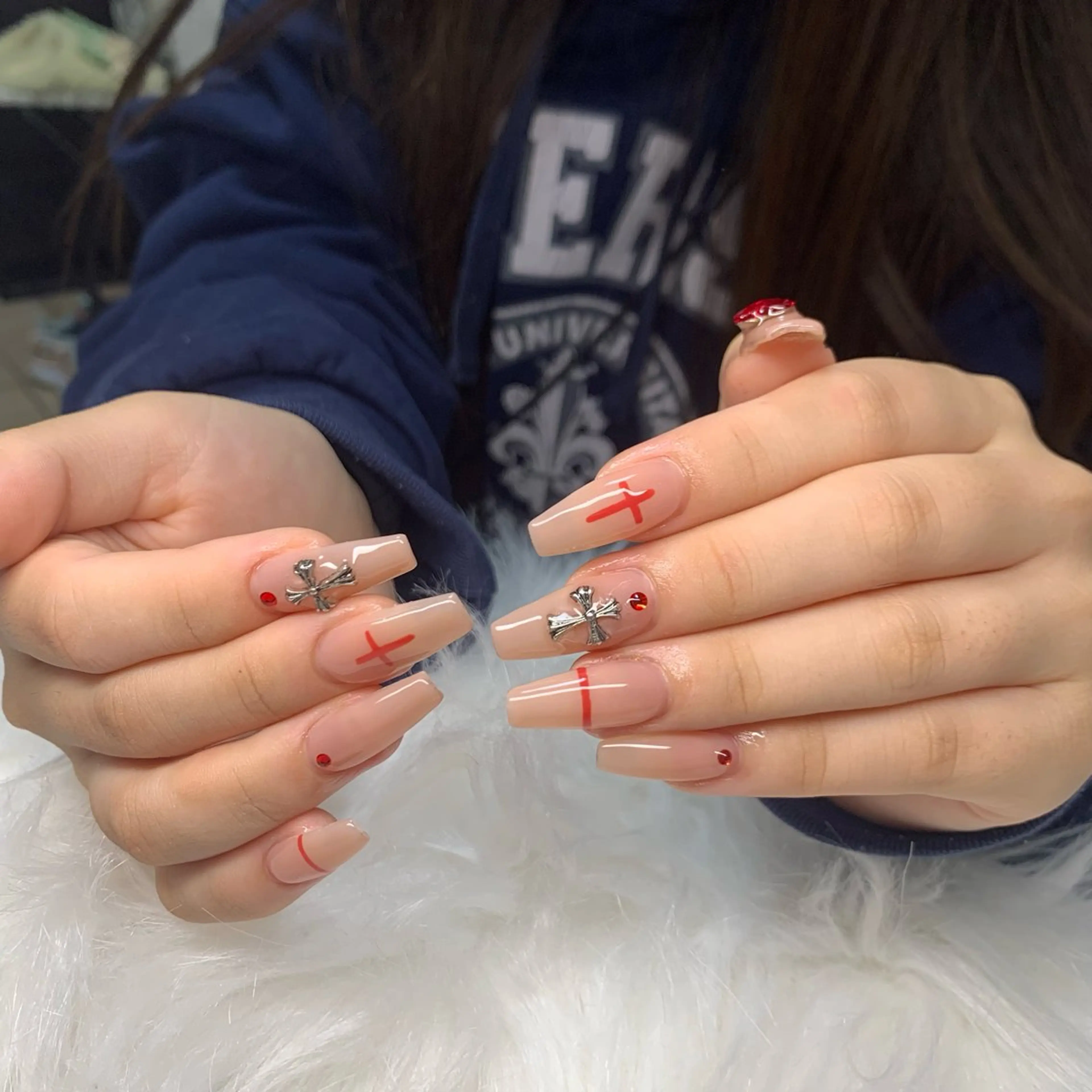 ネイル 長さ出し ネイルチップ Lily nails studio所属・Lily nails studioのネイルデザイン