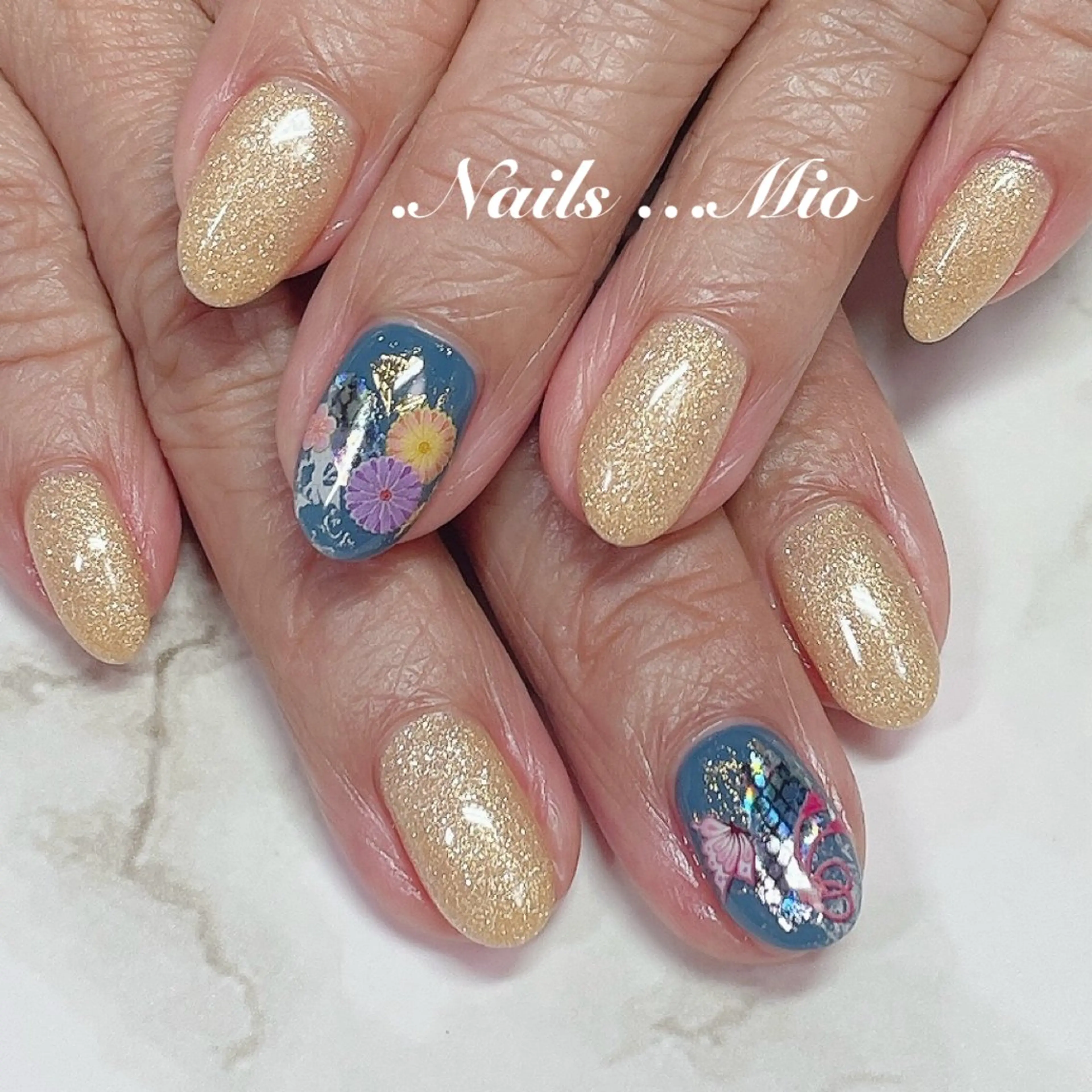 ネイル アートネイル ジェルネイル ワンカラーネイル .Nails Mio 赤羽西ネイルサロンのネイルデザイン