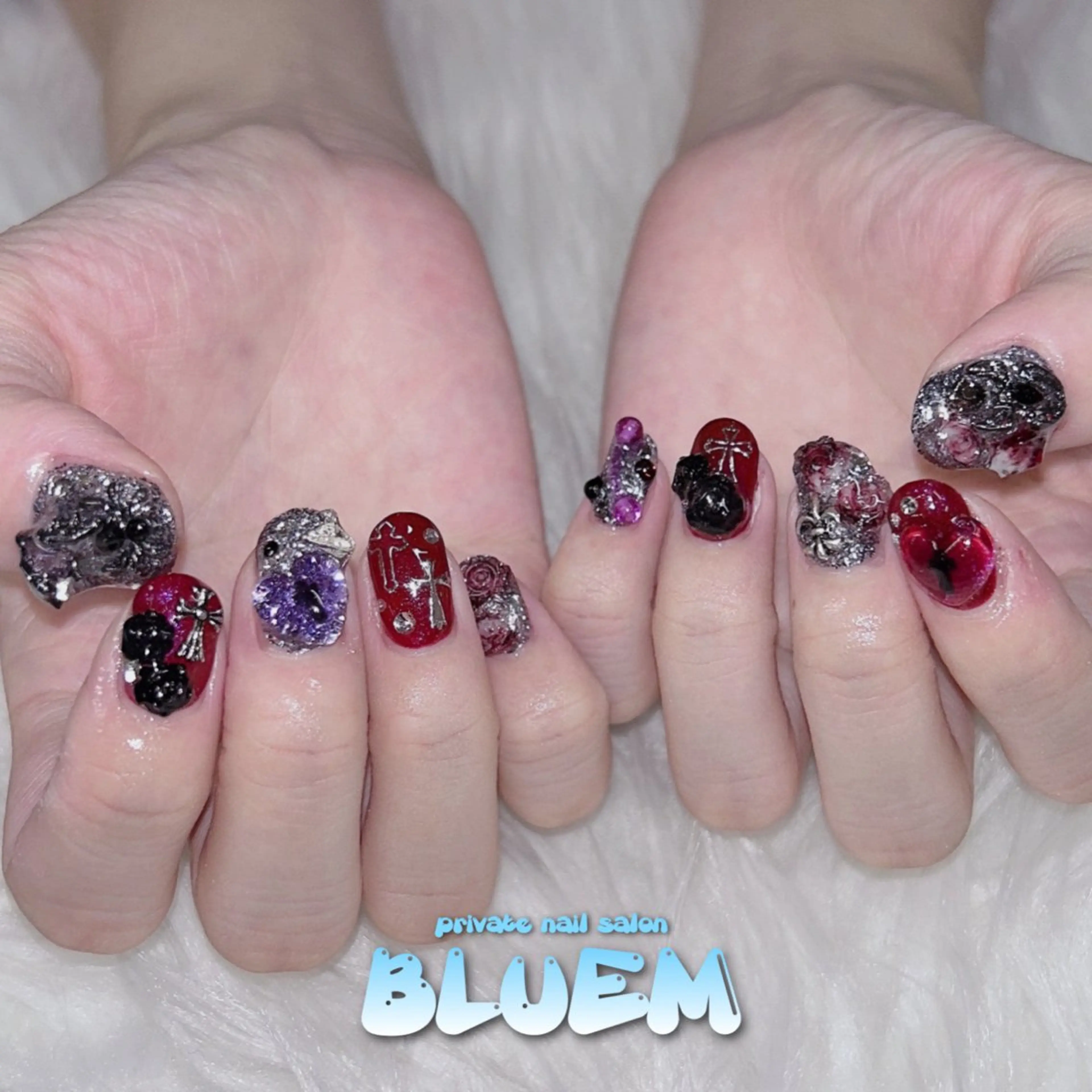 ネイル ハンドネイル BLUEM なな🐶のネイルデザイン