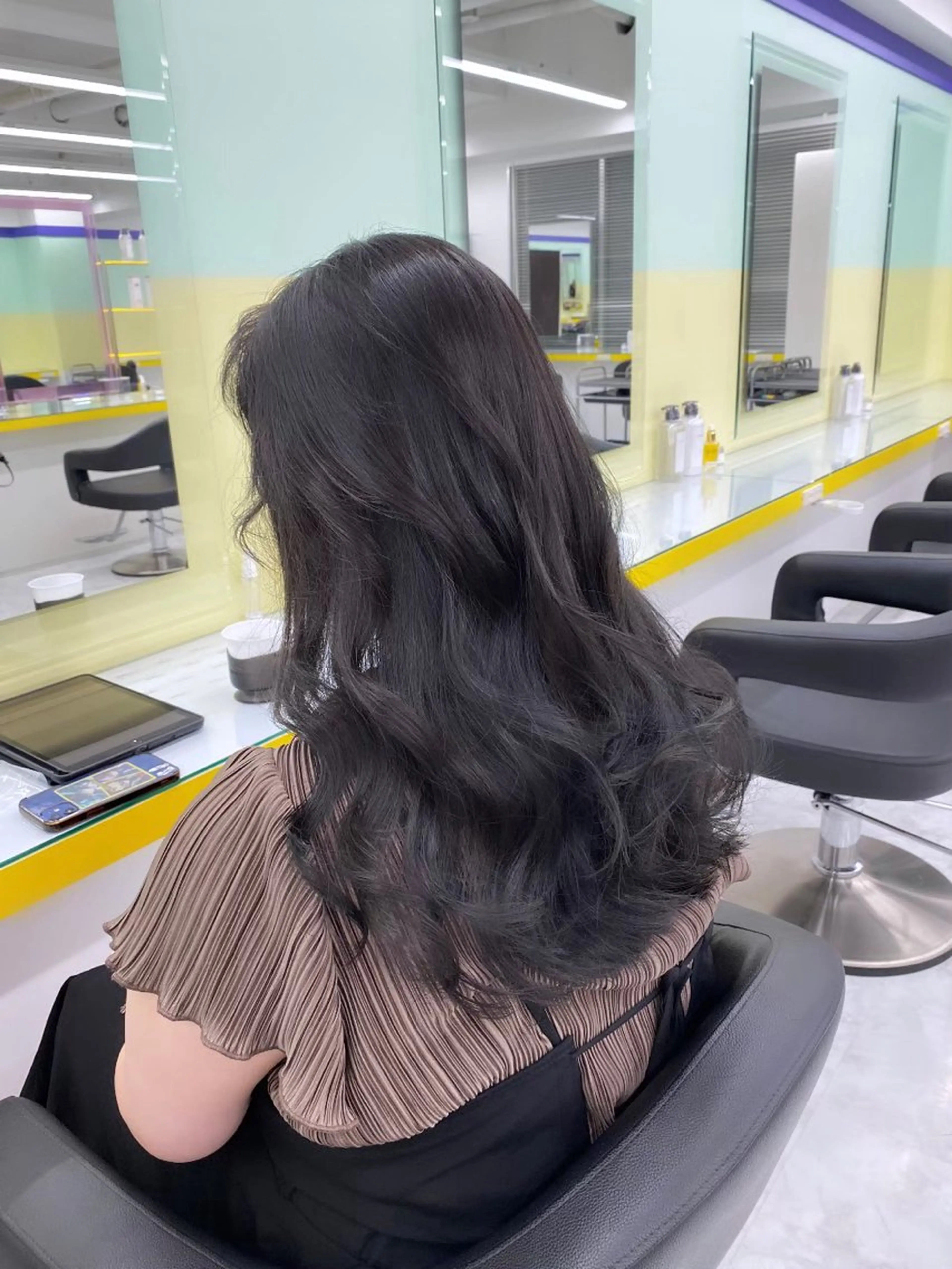 ロング 韓国レディヘア🤍 暗髪🤍miraiのヘアスタイル