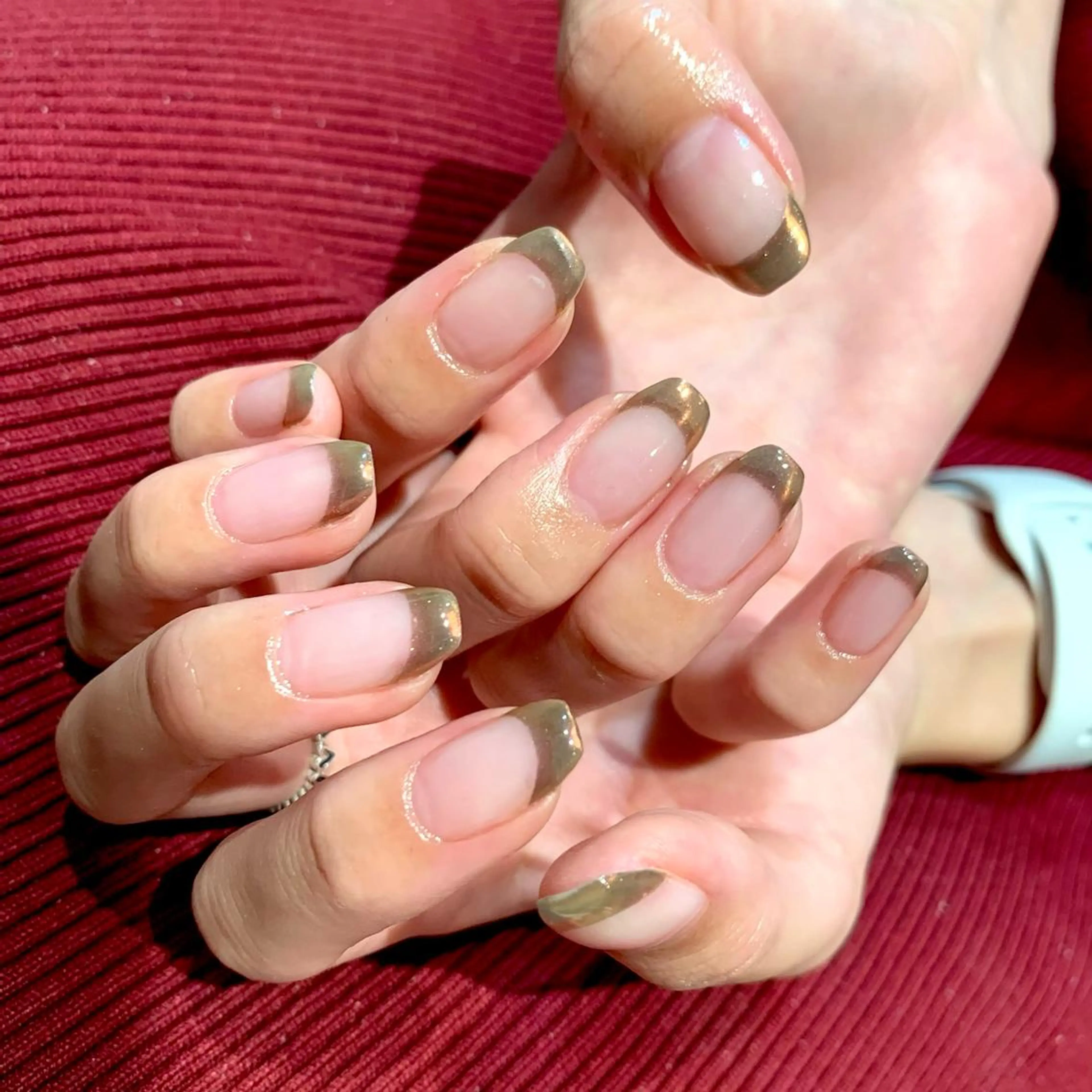 ネイル ミラーネイル ハンドネイル ハンドケア esby Loely MIZUKIのネイルデザイン