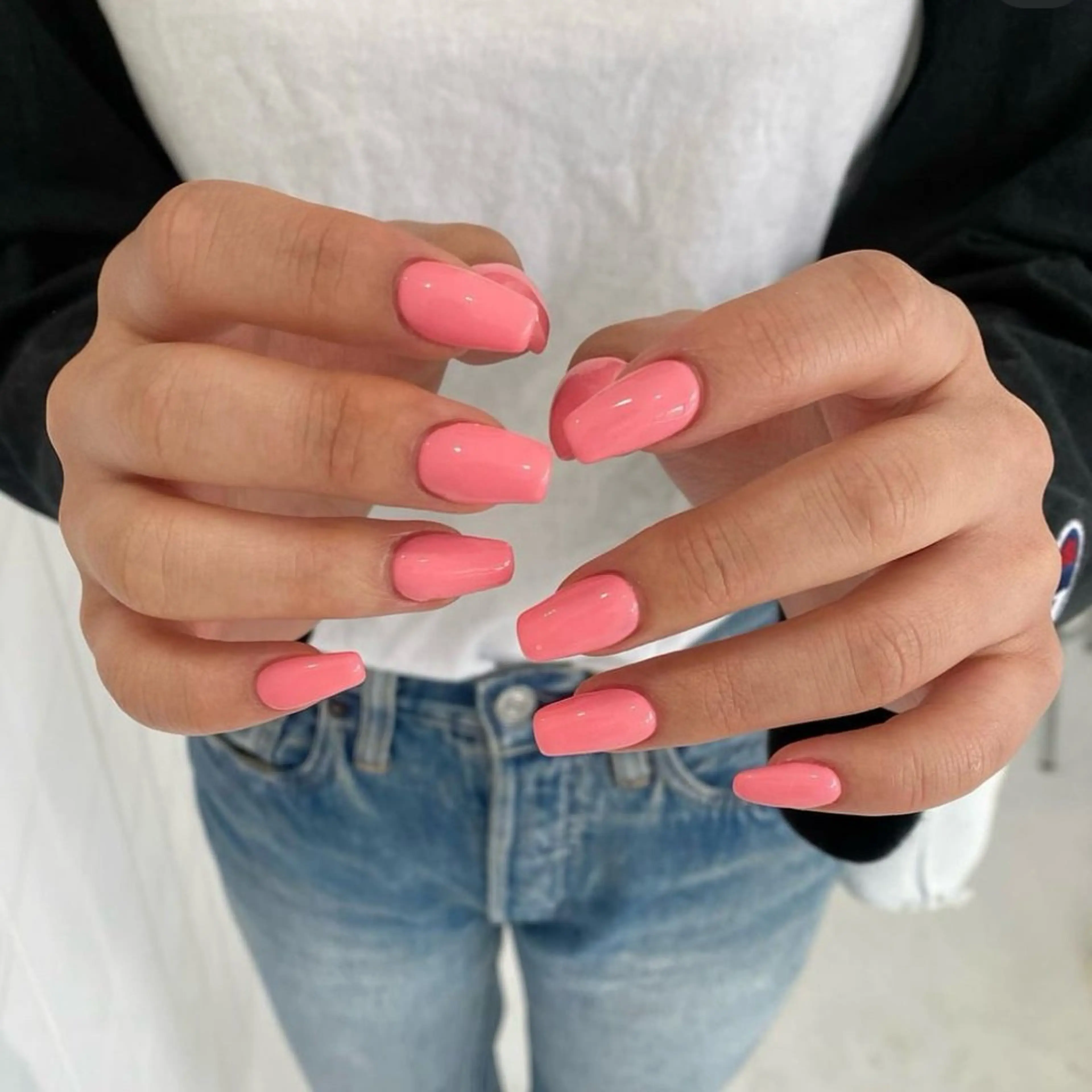 ハンドワンカラーネイル💅🏻（オフなし）の写真