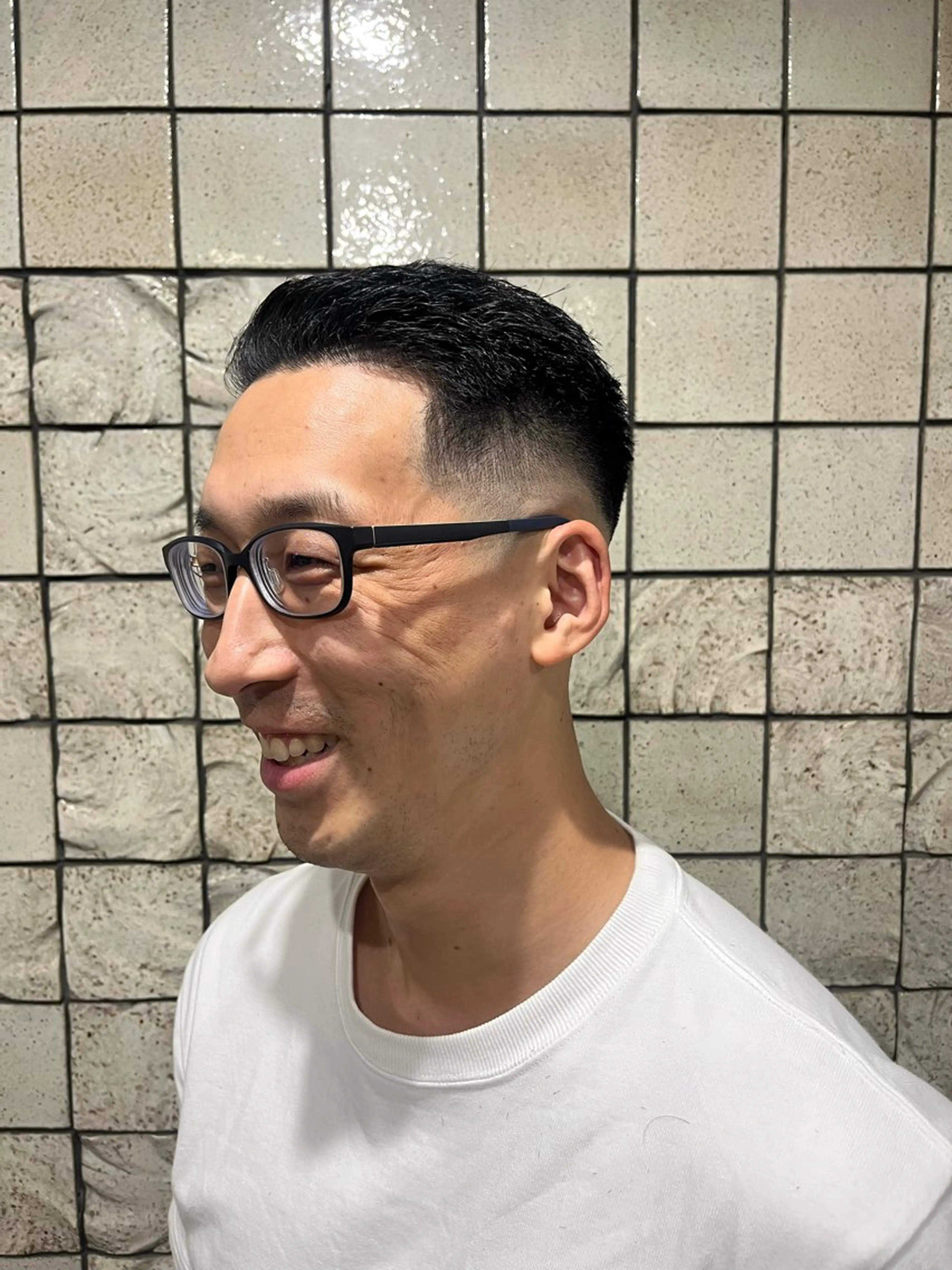 ショート メンズ フェードカット ヒロ銀座ヘアーサロン六本木店所属・宮崎 陽樹のヘアスタイル