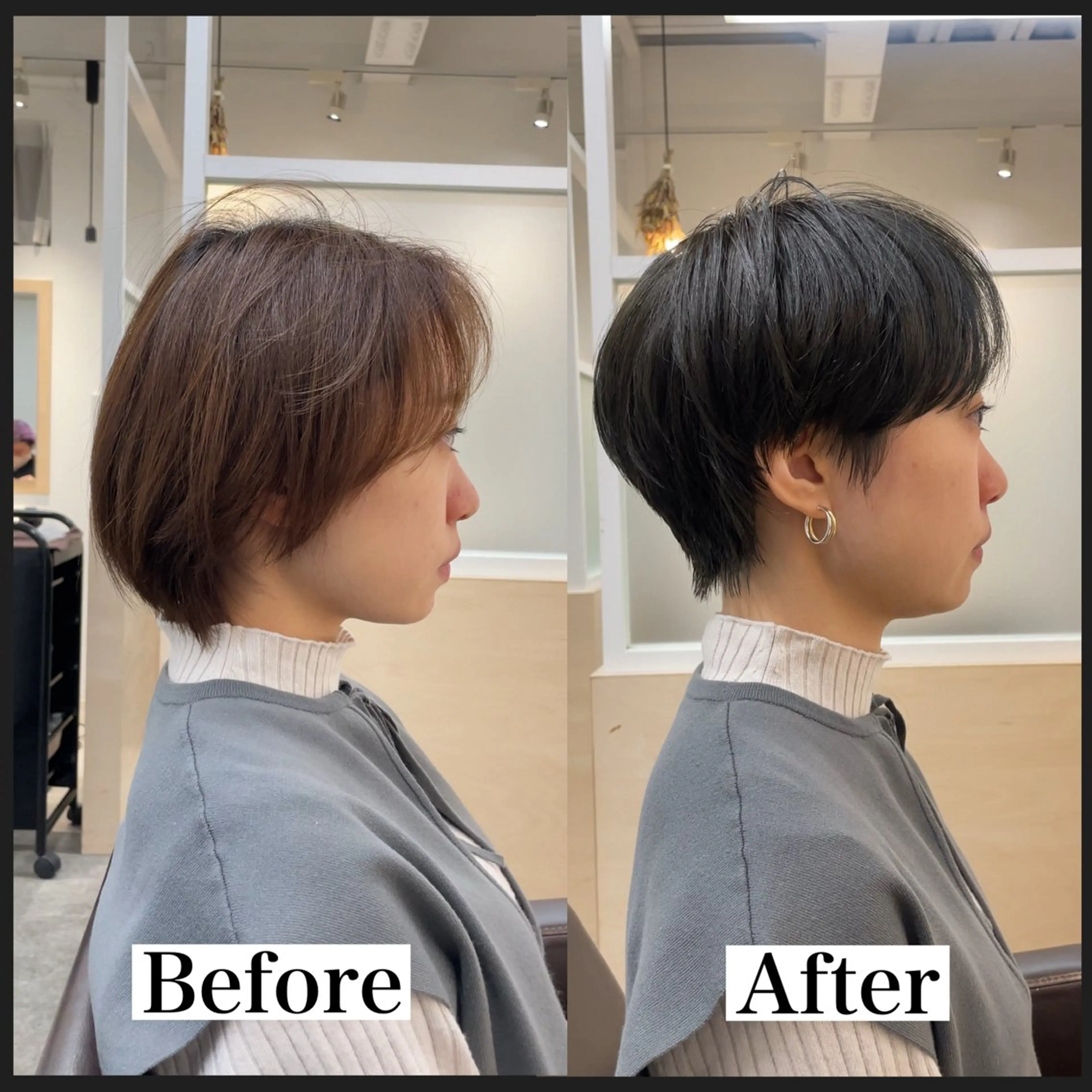 ショート カラー 表参道ショート 宮嶋勇太のヘアスタイル