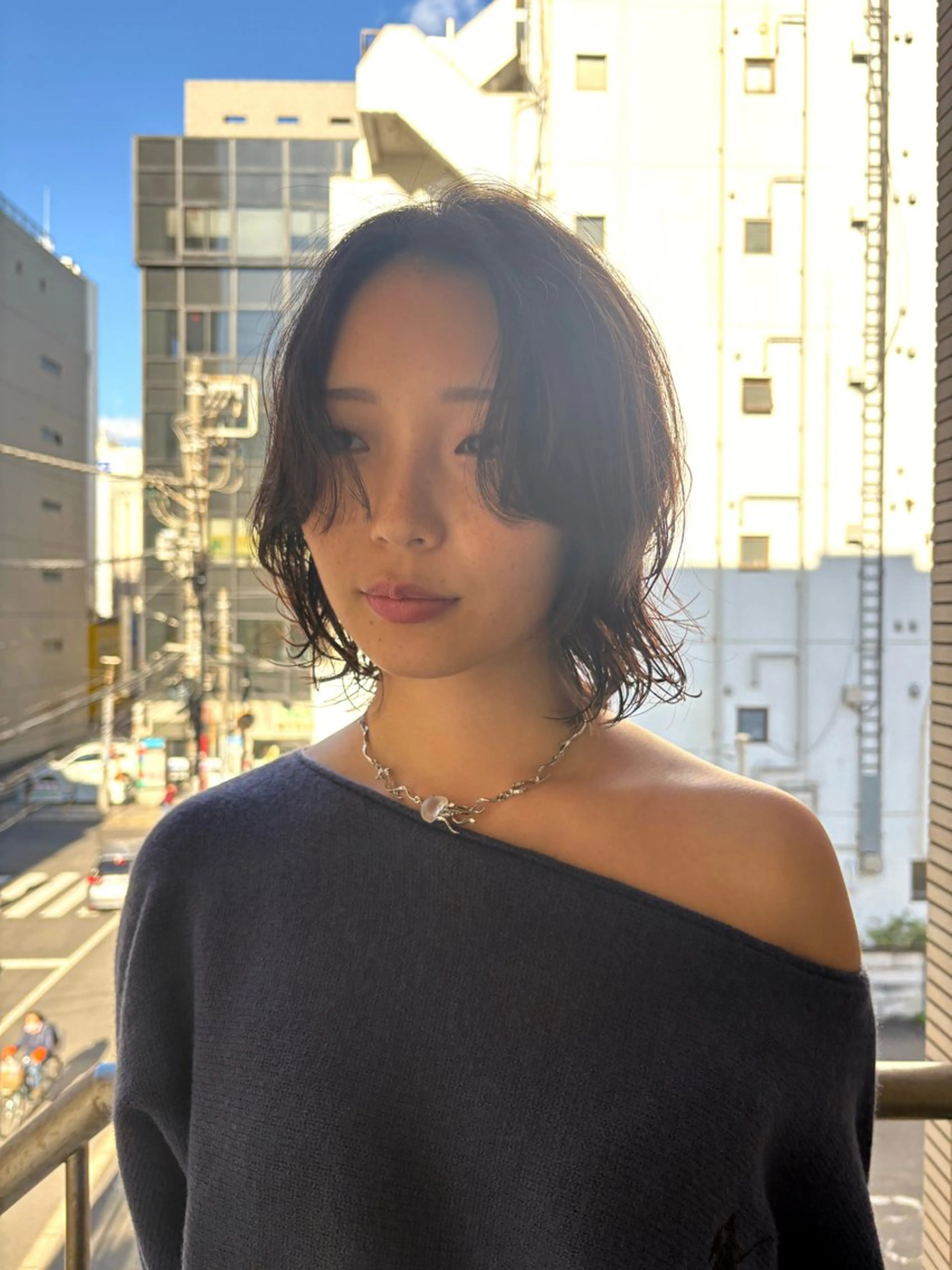 ミディアム パーマ パーマ特化/ 藤沢/HYOのヘアスタイル