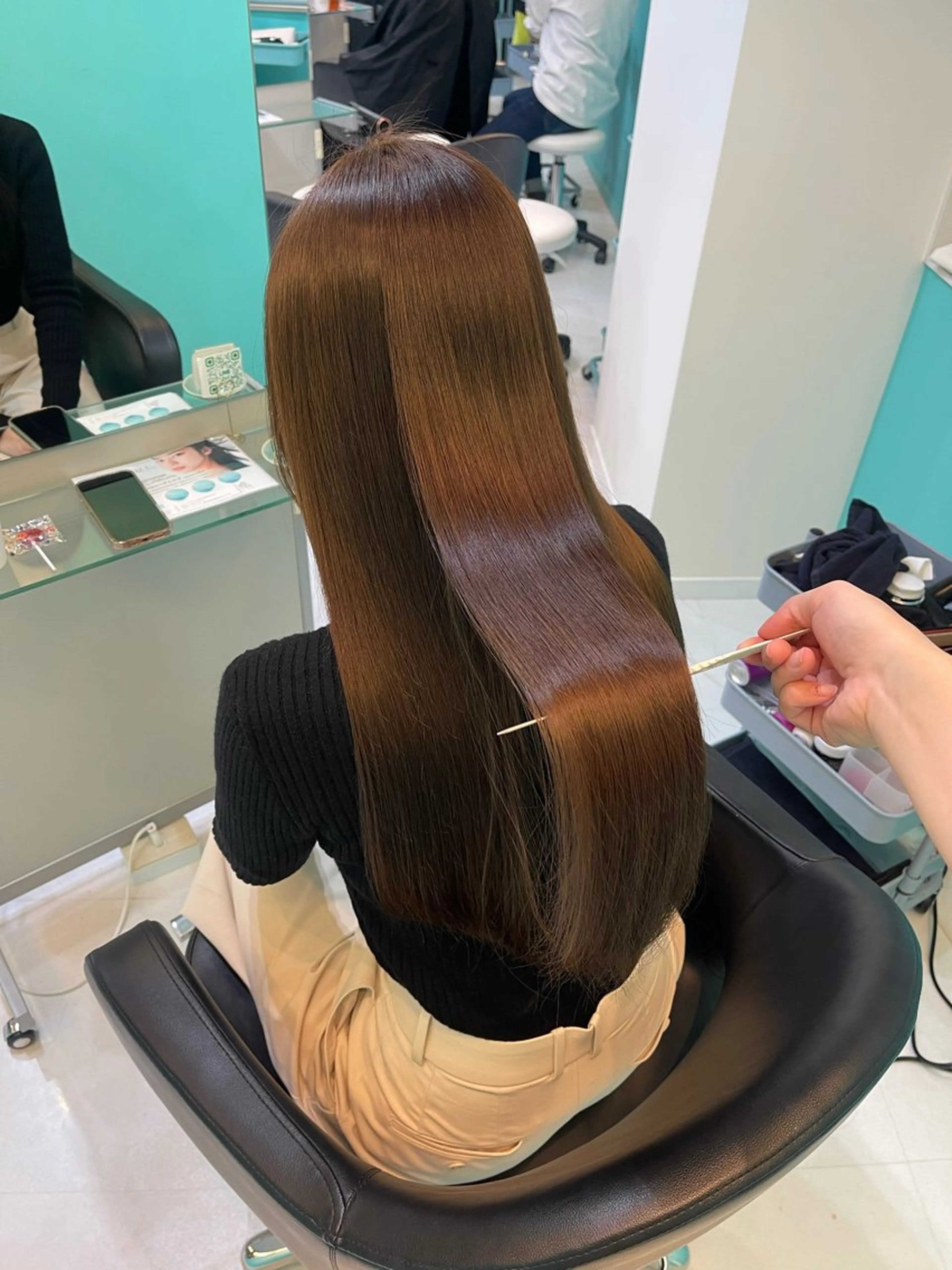 ロング トリートメント mana/髪質改善/ ヘアセット/パーマのヘアスタイル