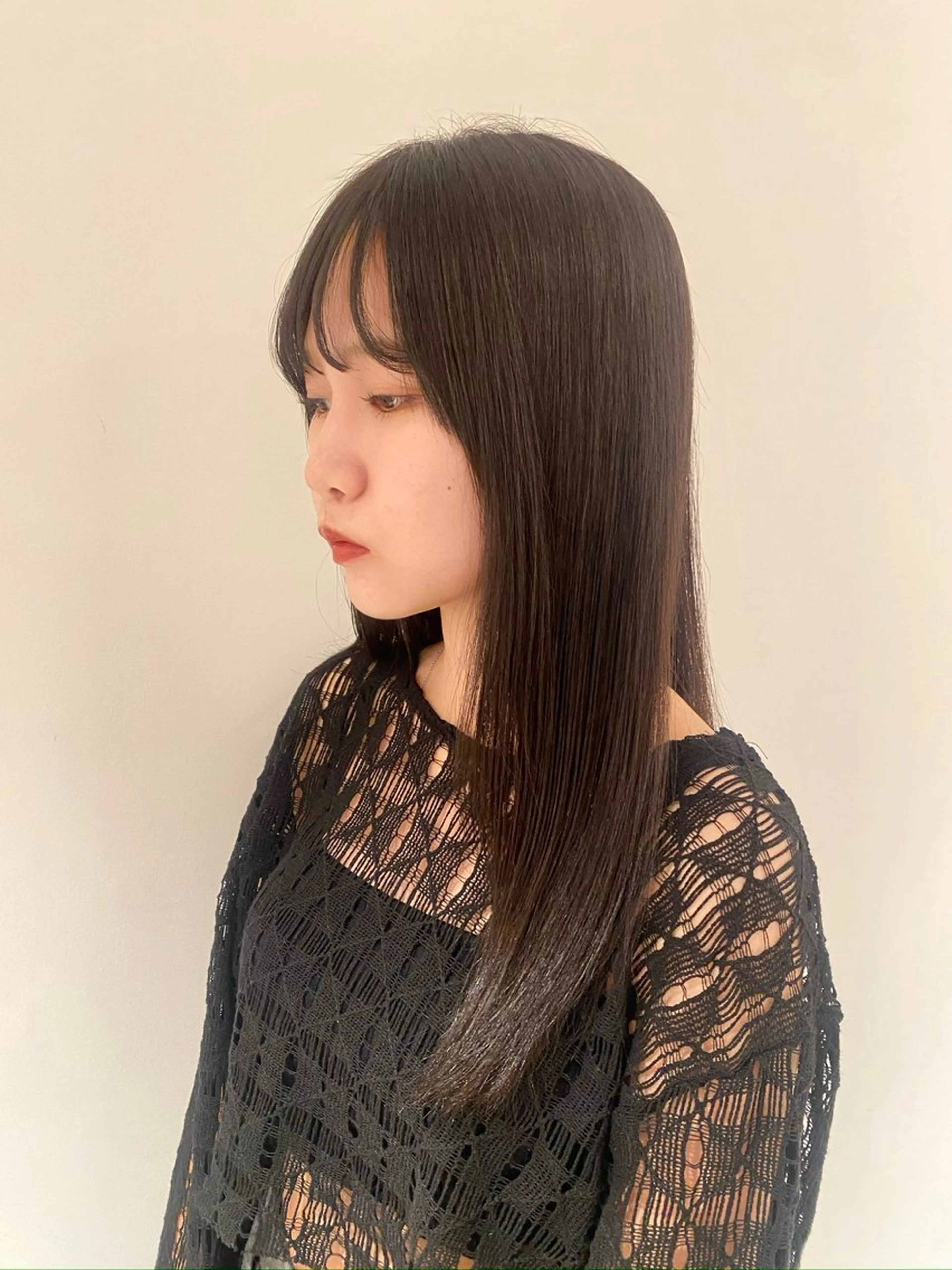 セミロング ヘアカラー 🫧Miyu /ブロー🫧のヘアスタイル