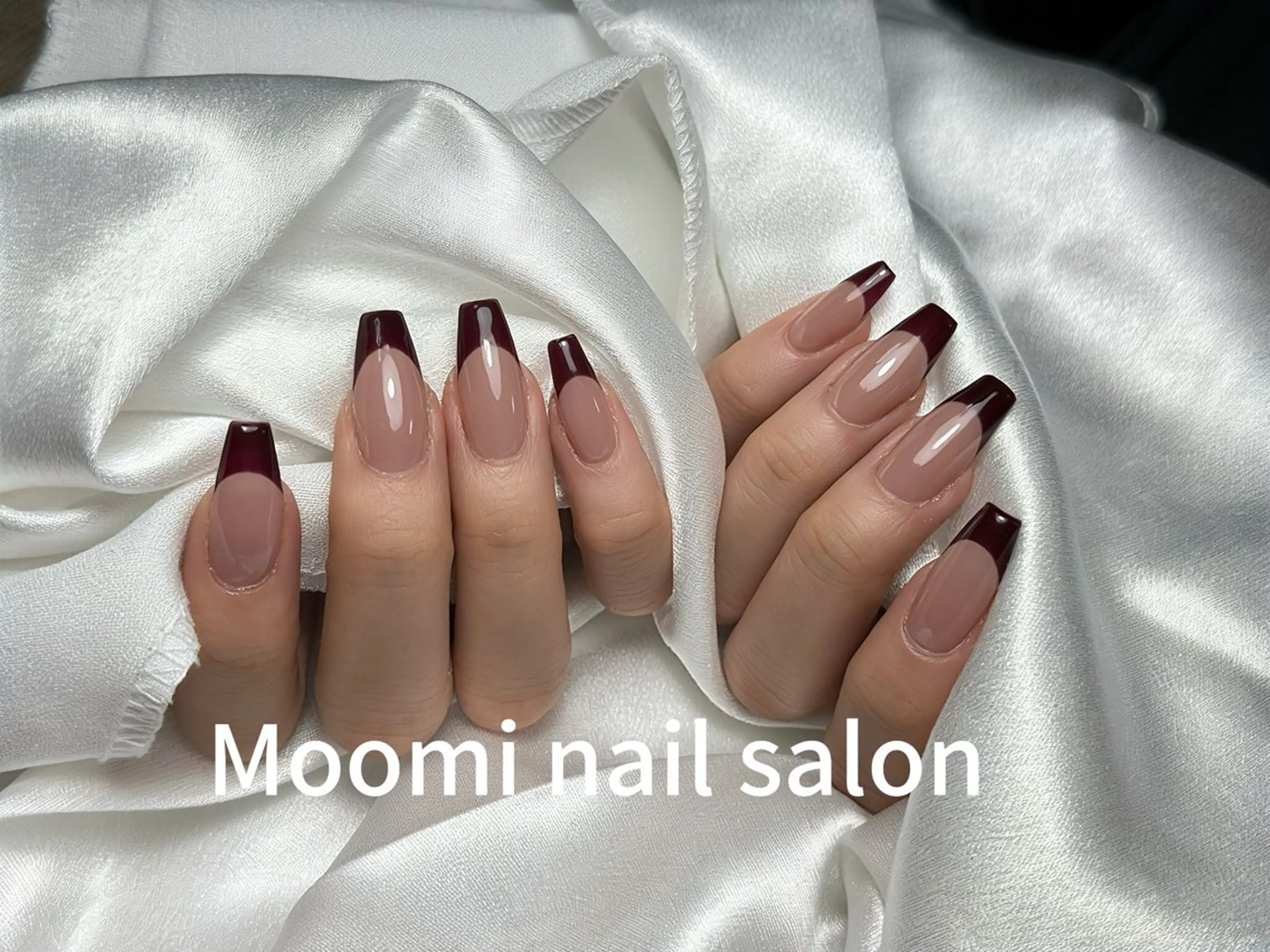 ロング ハンドネイル Moomi あずりのネイルデザイン