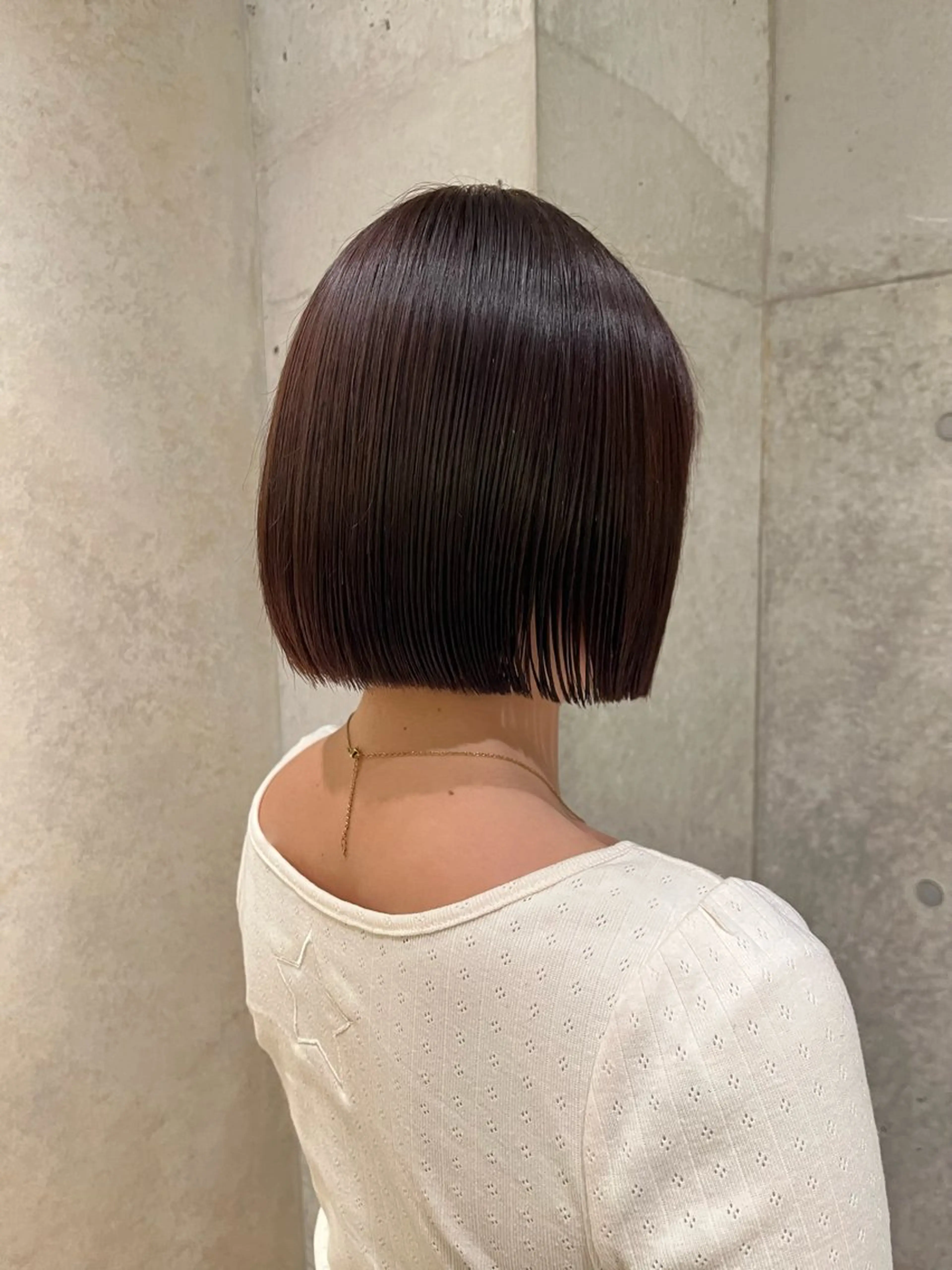 ショート カラー ブラウンカラー オレンジ オレンジブラウン ボブ 菅野 紗弥のヘアスタイル