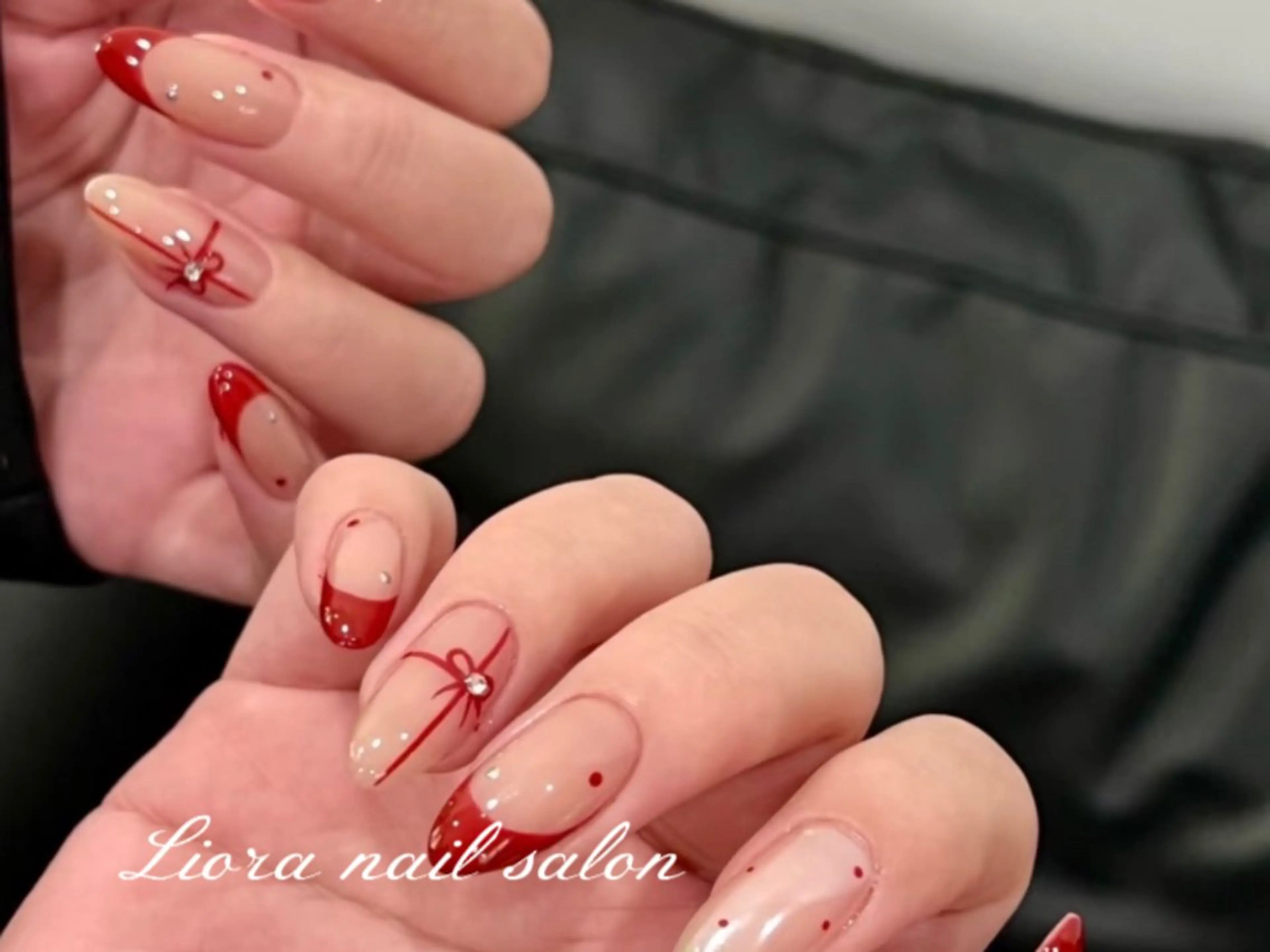 ネイル チークネイル フットネイル フレンチネイル ジェルネイル ガーリー ハンドネイル Liora ネイルサロン所属・Liora nail salonのネイルデザイン