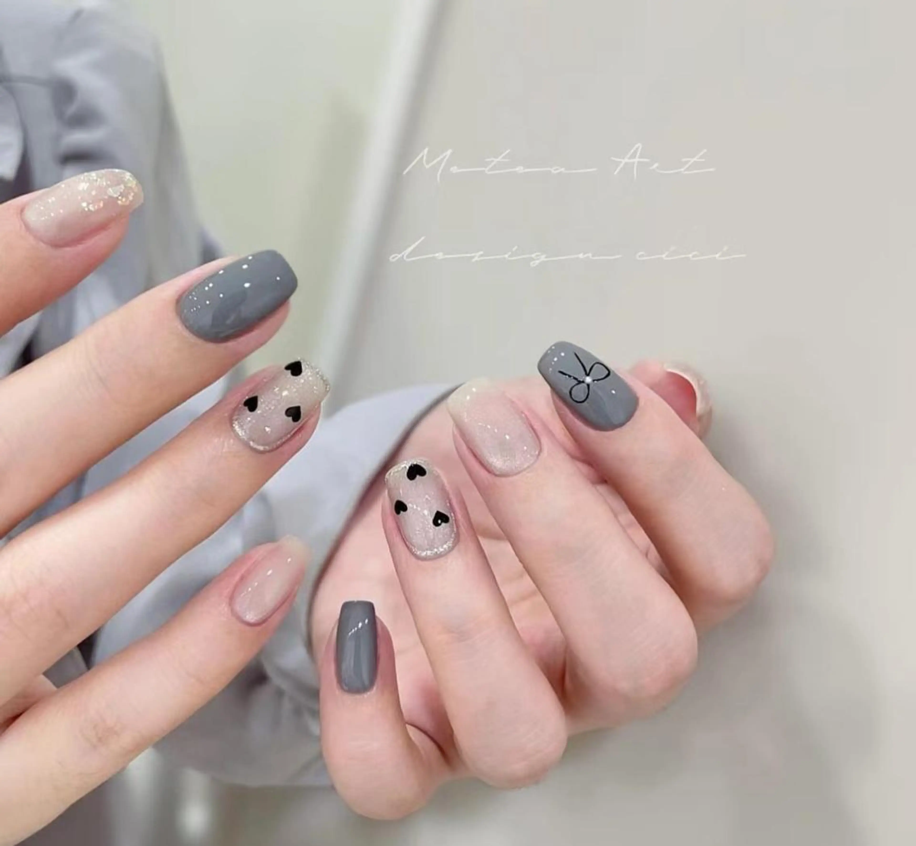 ネイル Mina🧸 韓国風ネイル🎀のネイルデザイン