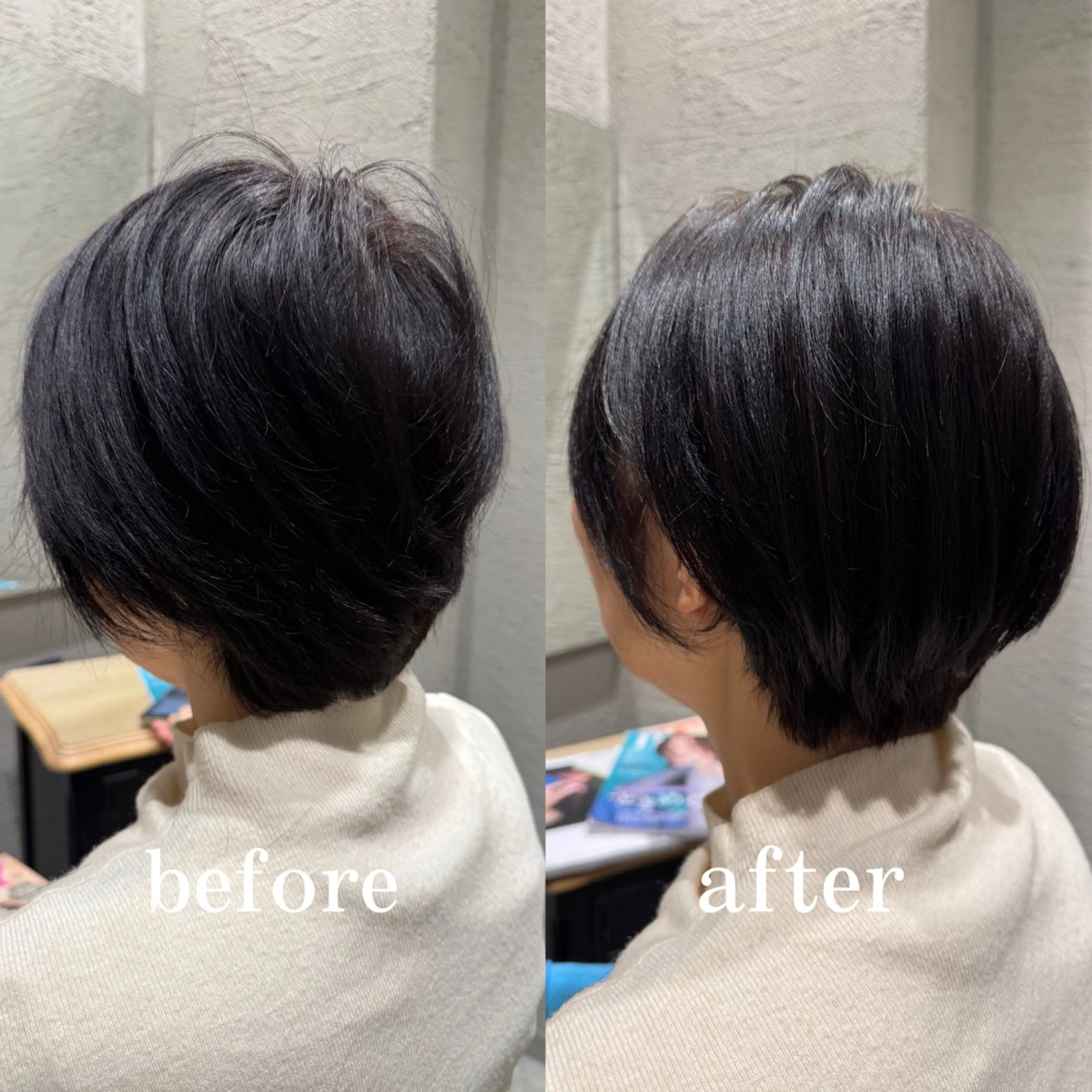 ショート kiitos所属・透明感・脱赤味カラー ▫️雪野花のヘアスタイル