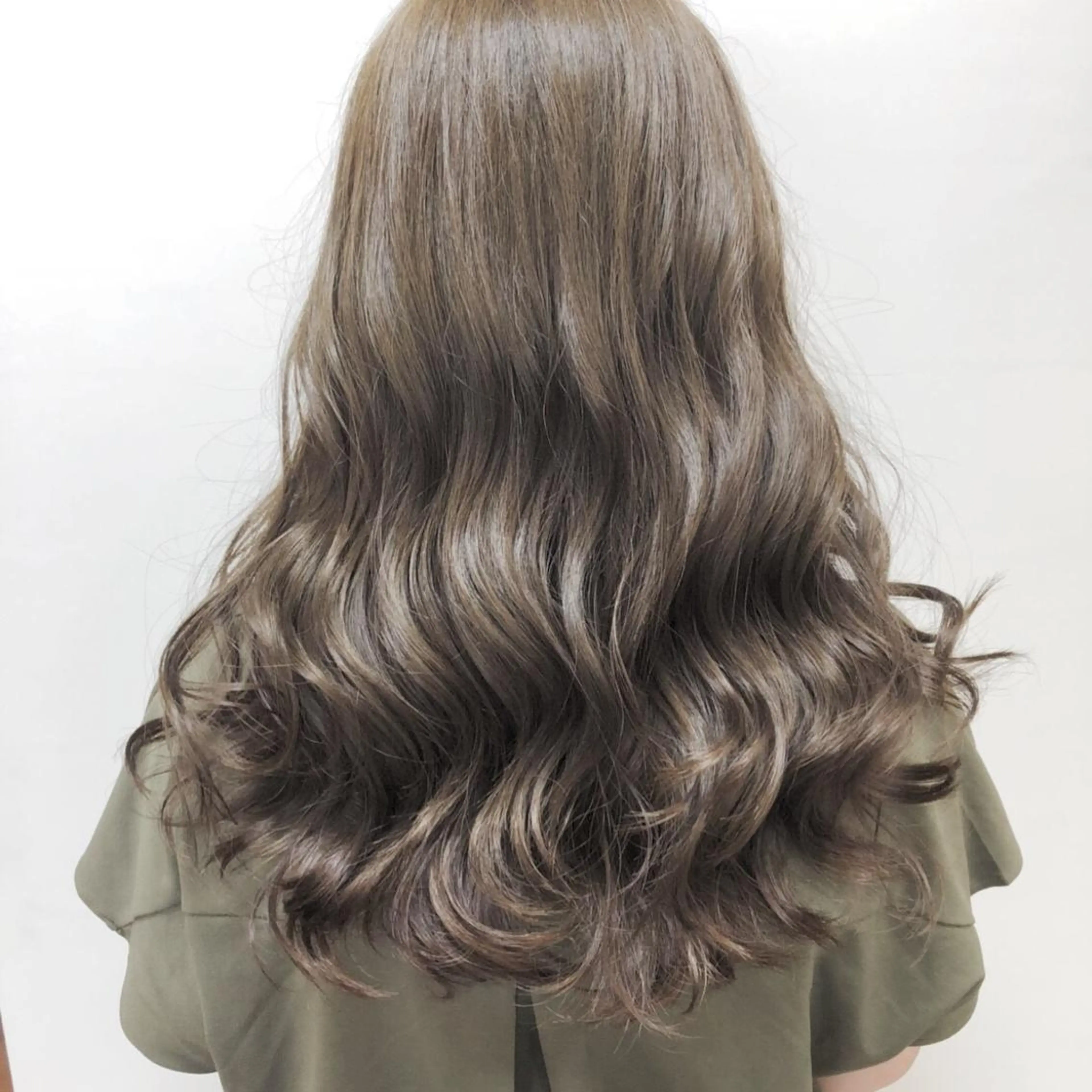 セミロング カラー アッシュ ベージュカラー 【brace小阪店】 店長 村上直也のヘアスタイル