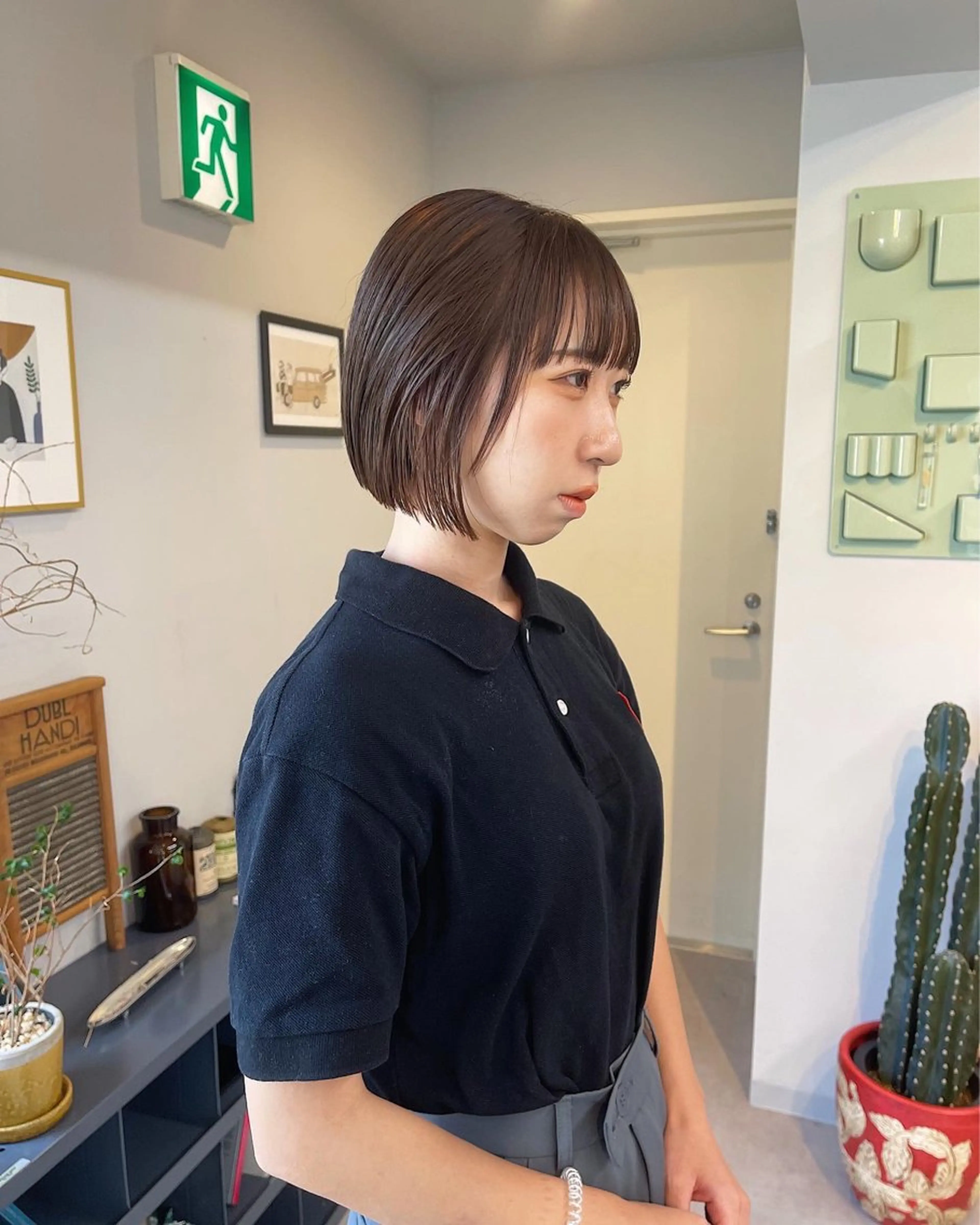 ショート カラー ベージュカラー ブラウンカラー ブラウンベージュ ボブ MEY HAIR / CURLYS所属・✅ボブ/パーマ/ 表参道/KENTA✅のヘアスタイル