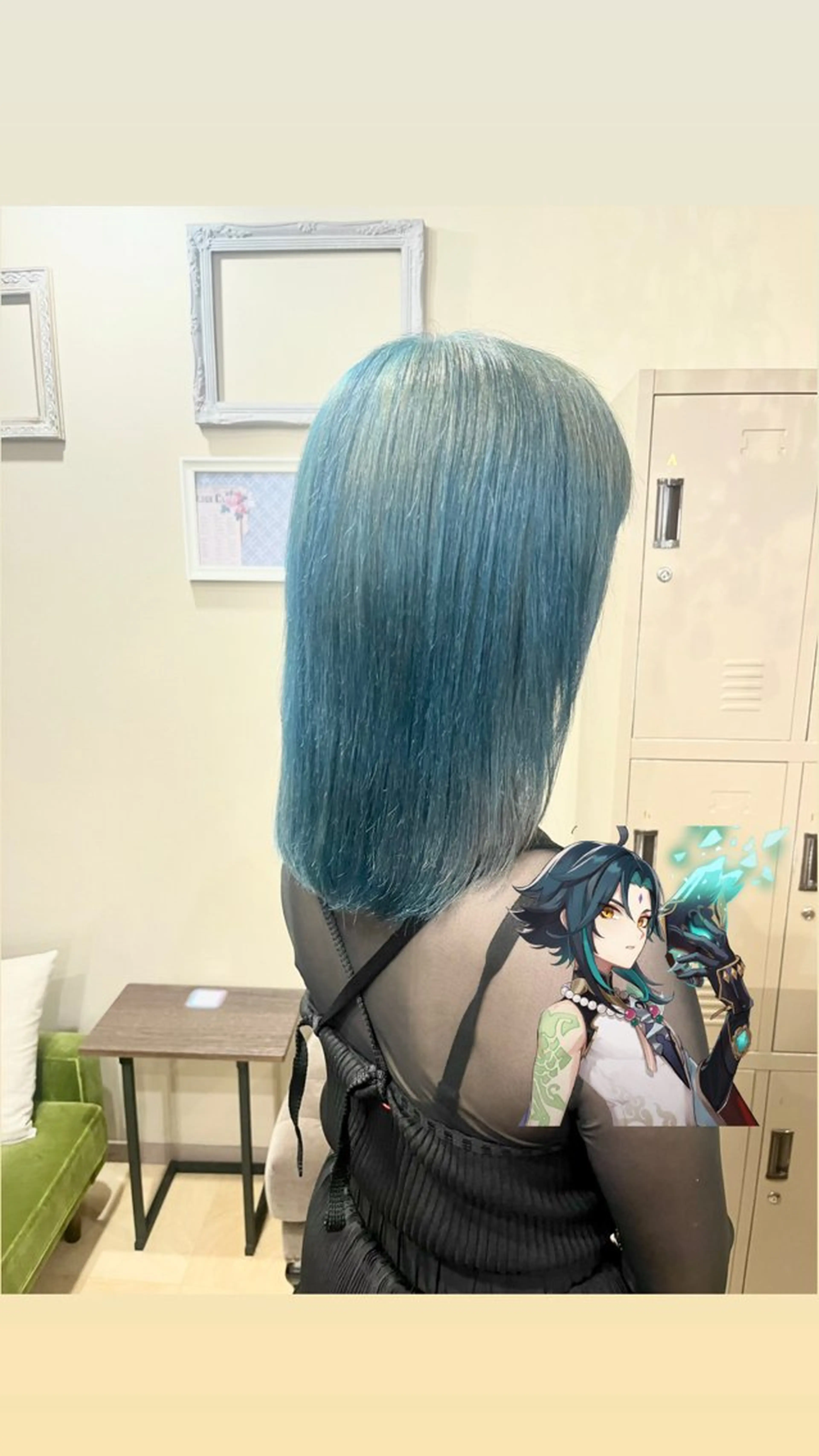 ミディアム カラー ヘアアレンジ カット ヘアカラー トリートメント S.BLOOM 川崎 翔哉のヘアスタイル